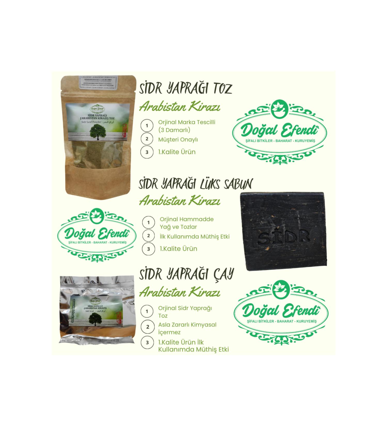 natural master medicinal plants spices nuts Sidr Leaf (ARABIAN CHERRY) 50 Gr. Powder - Soap - Tea Bag Sidre Maghreb Maghreb