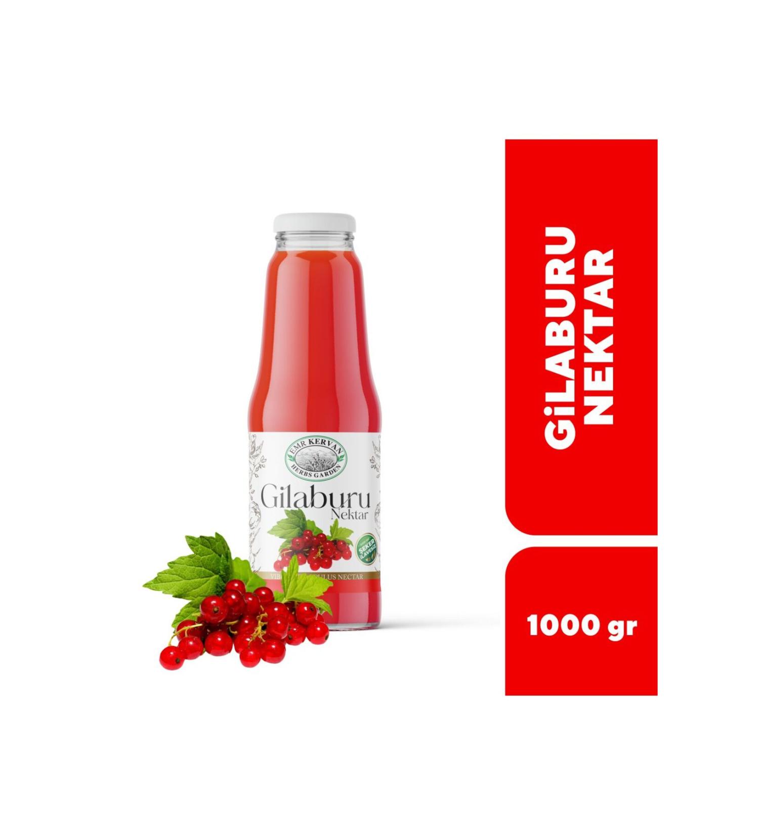 Emr Kervan Herbs Garden Gilaburu Juice Nectar 1000 ml (Sugar Free) - Special Production