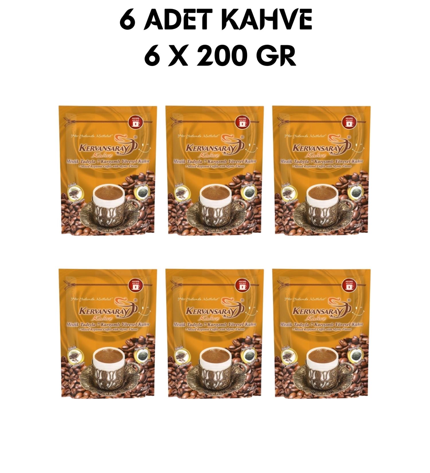 Kervansaray Coffee with terebinth & cardamom 200gr 6x200gr