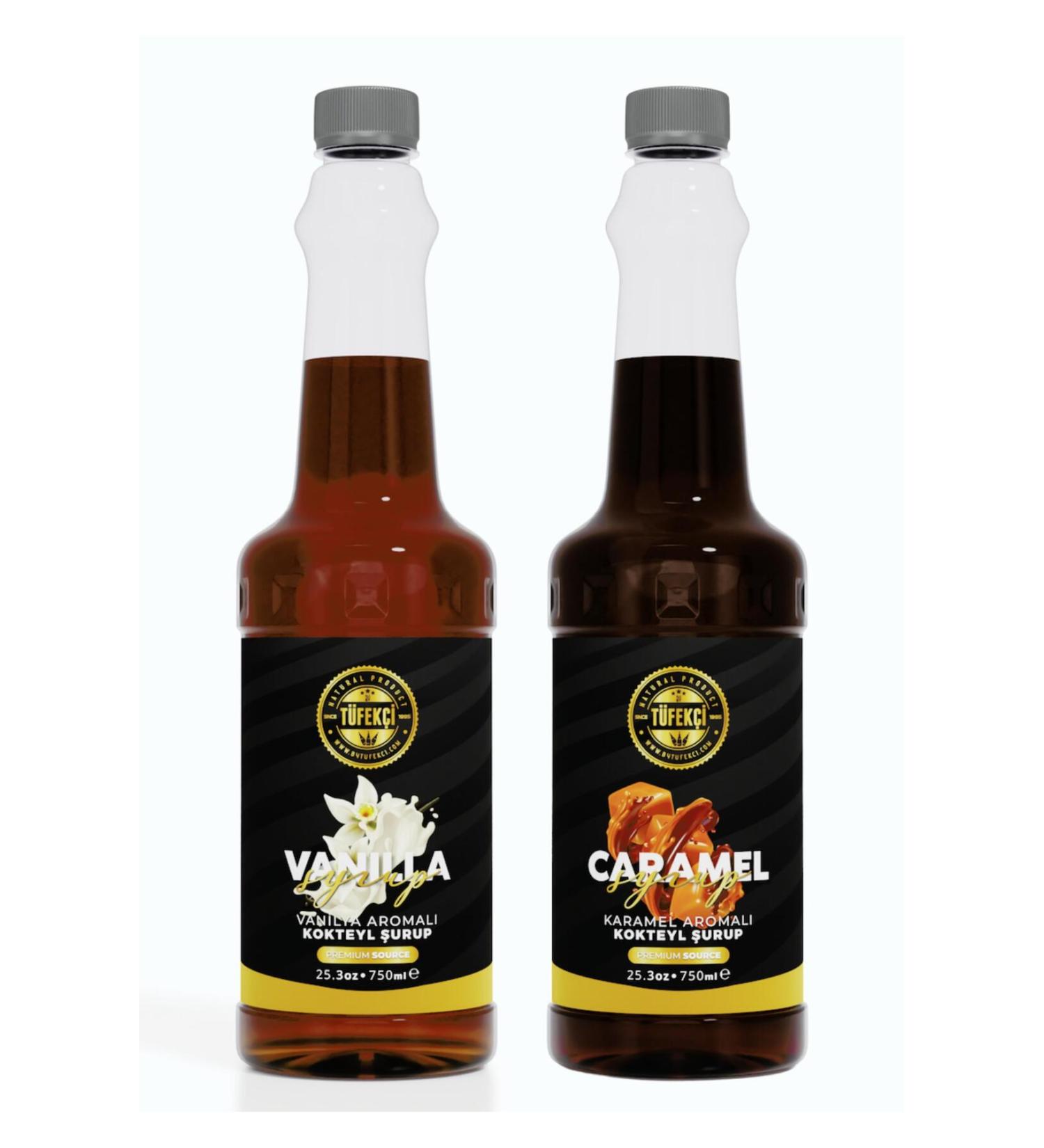 By T fek i Caramel-vanilla Advantageous Package Cocktail Cake and Coffee Syrup (750 ML X 2) - Buy Online on GoSupps.com