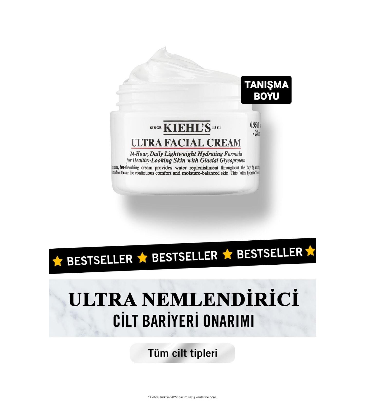 Kiehl's 24 HOUR ULTRA FACIAL MOISTURIZING DAILY CREAM 28 ML BRIGHTT570 - Buy Online on GoSupps.com