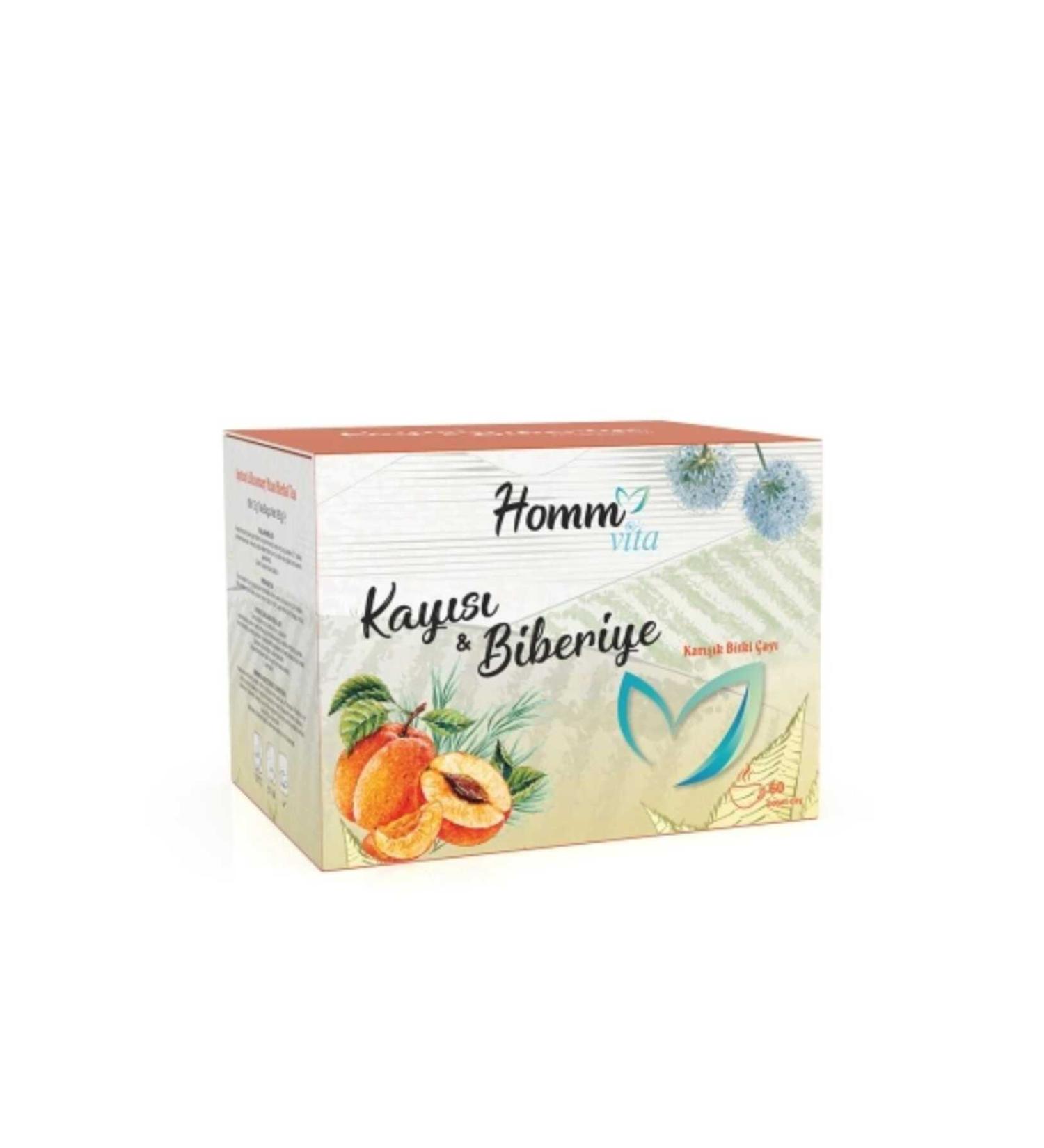 HOMM VITA Apricot Rosemary Tea 60 Pieces