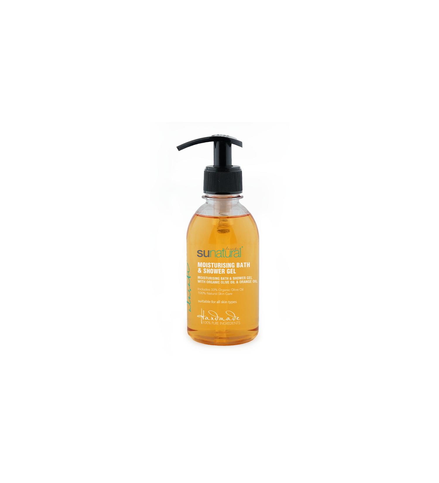 Sunatural Shower Gel with Organic Olive Oil and Orange Oil 240ml