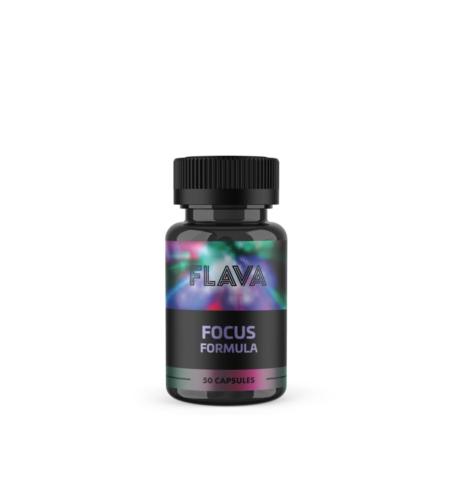 FLAVA Focus Formula - 50 Capsules