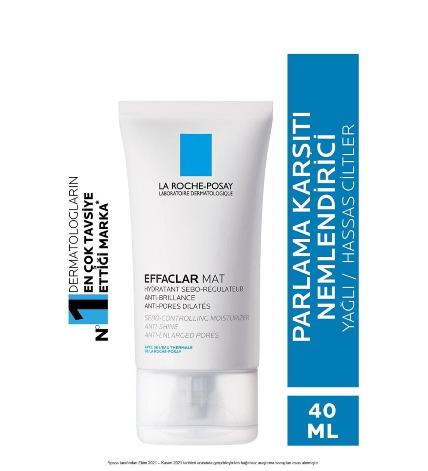 La Roche Posay Anti-Shine Effaclar Matte Care Cream for Oily Skin 40 Ml SH NEE72