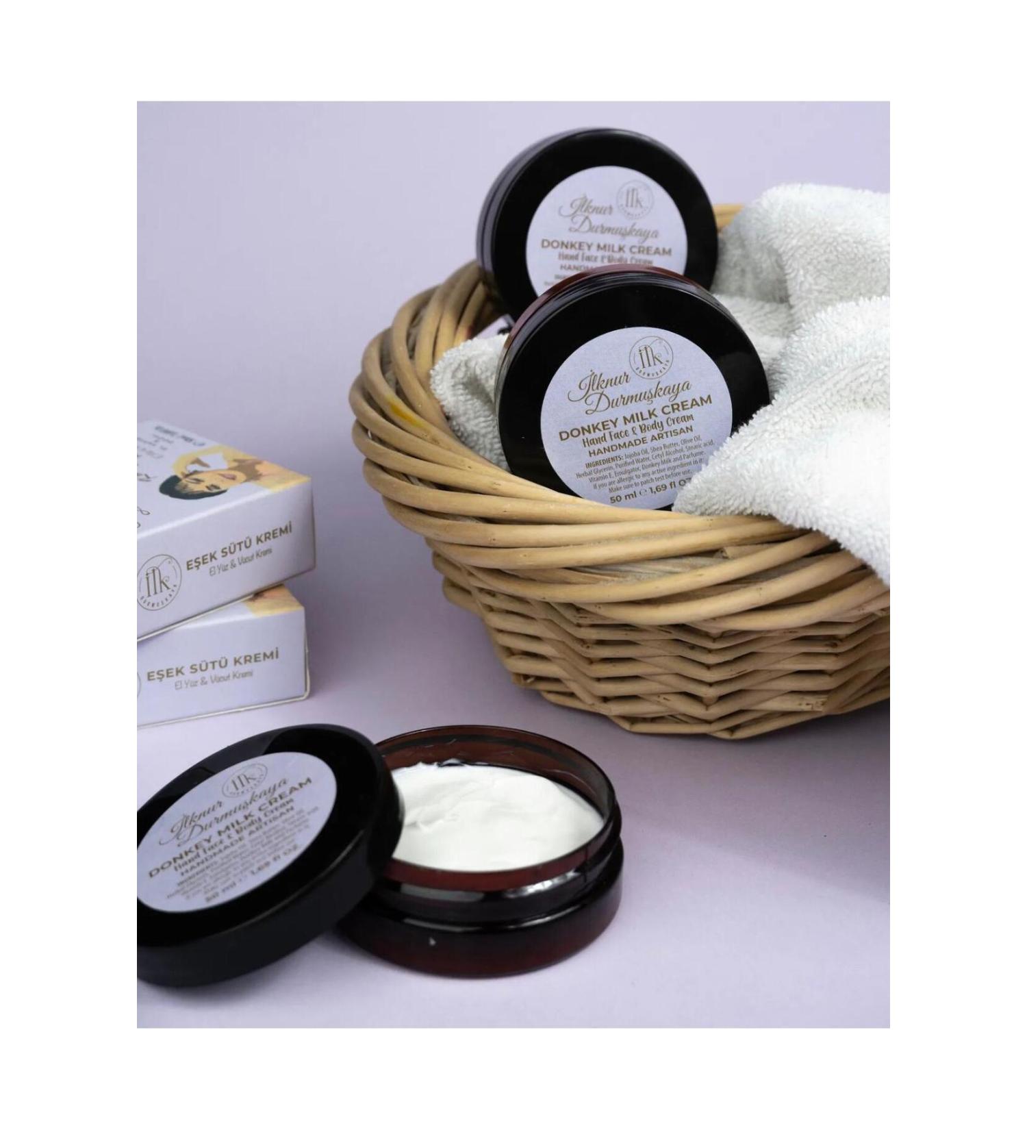 ilknurdurmu kayaileg zellik Natural Donkey Milk Hand and Body Cream