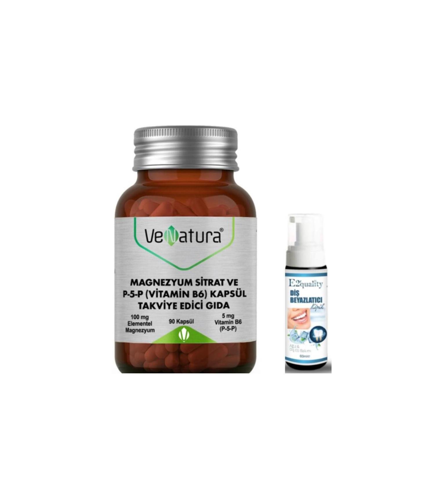 Venatura Magnesium Citrate and P5P (Vitamin B6) 90 Capsules