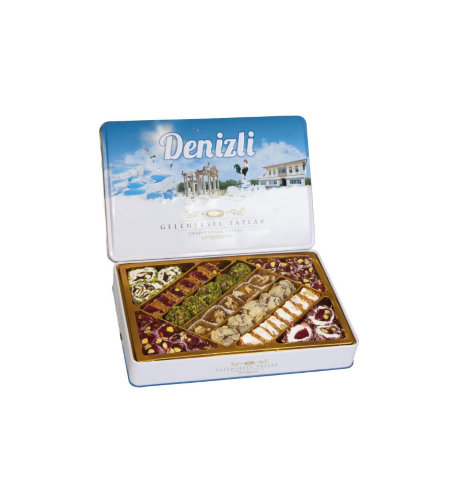 Tu ba Dried Nuts Traditional Flavors Metal Box 540 Gr (Denizli)