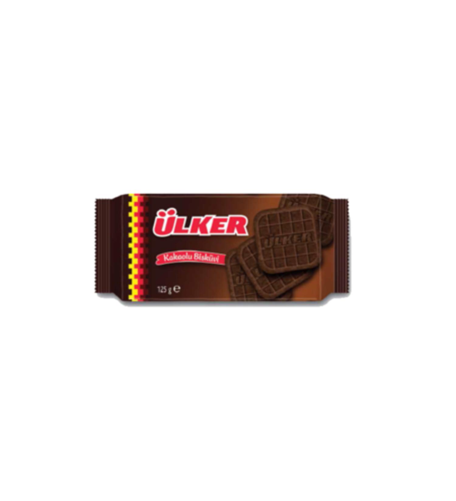 Ulker (4 PIECES) Ulker Cocoa Biscuits 125 Gr