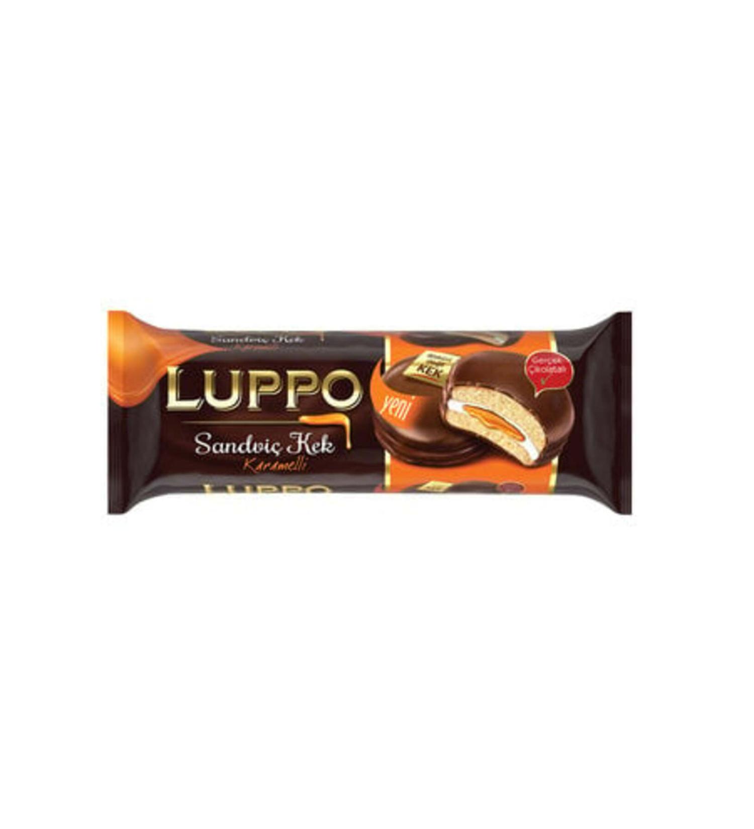 Luppo (3 PIECES) Luppo Sandwich Cake Caramel 182 Gr