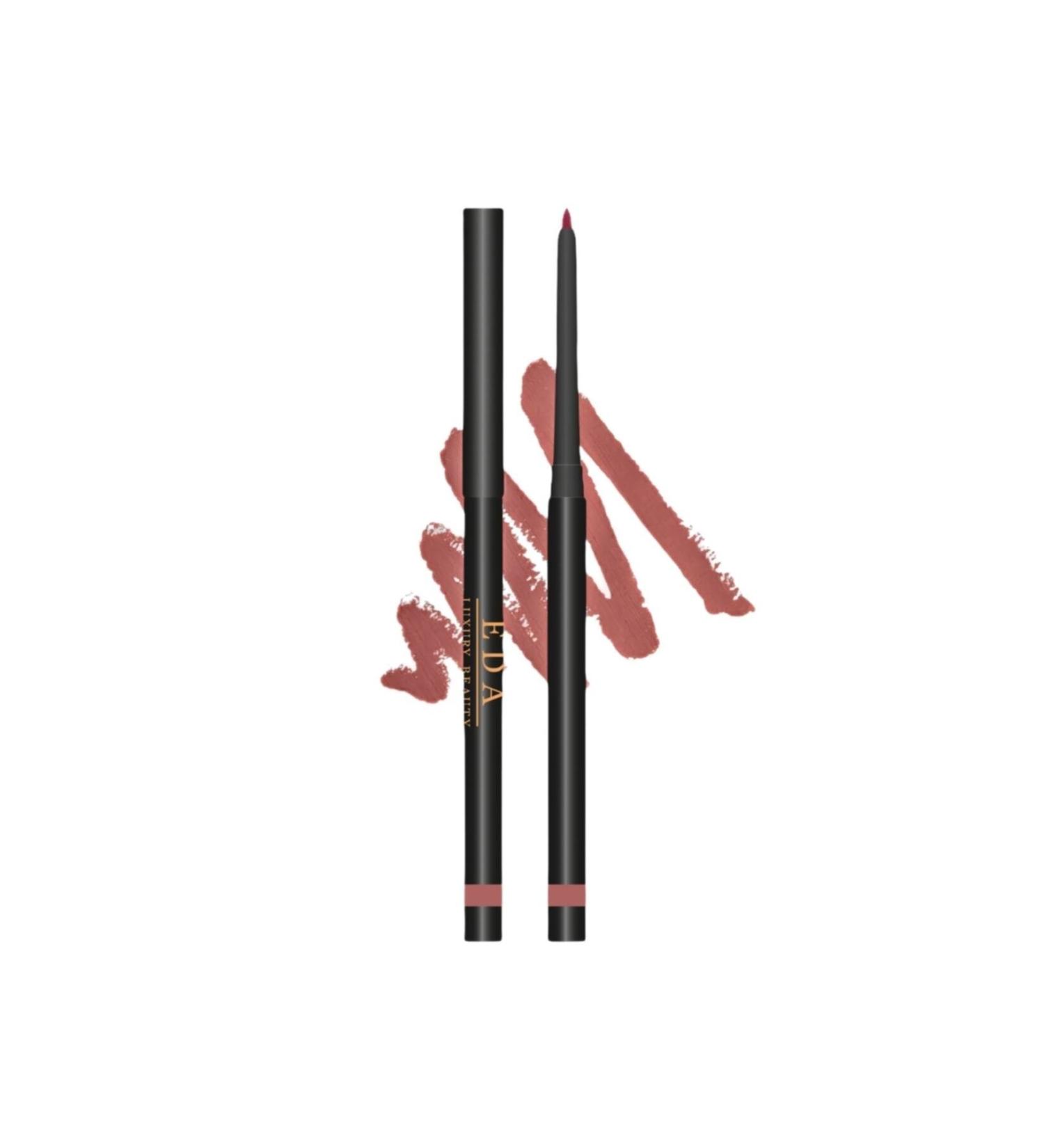 EDA LUXURY BEAUTY Sugar Glam Nude Pink Automatic Lipliner Luxury Creamy Contour Lip Pencil Waterproof Vegan Lip Pencil