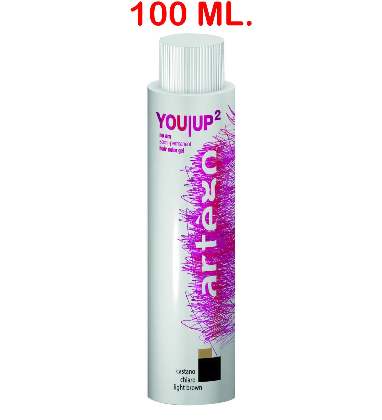 Artego You Up2 100ml Medium Pastel Copper 7.41/7ka Herbal Based Ammonia-Free Hair Dye