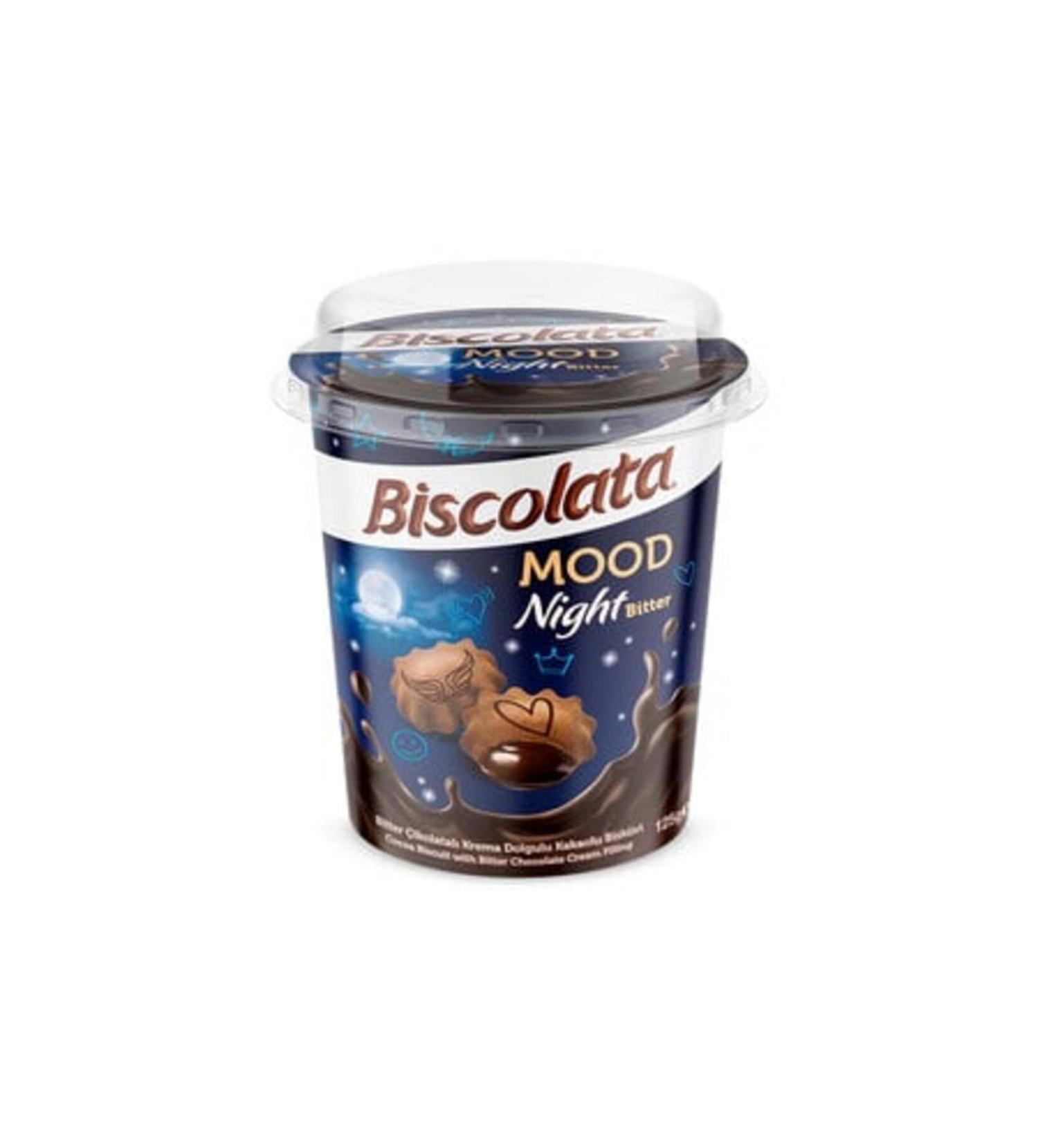 Biscolata (4 PIECES) Biscolata Mood Bitter 125 Gr