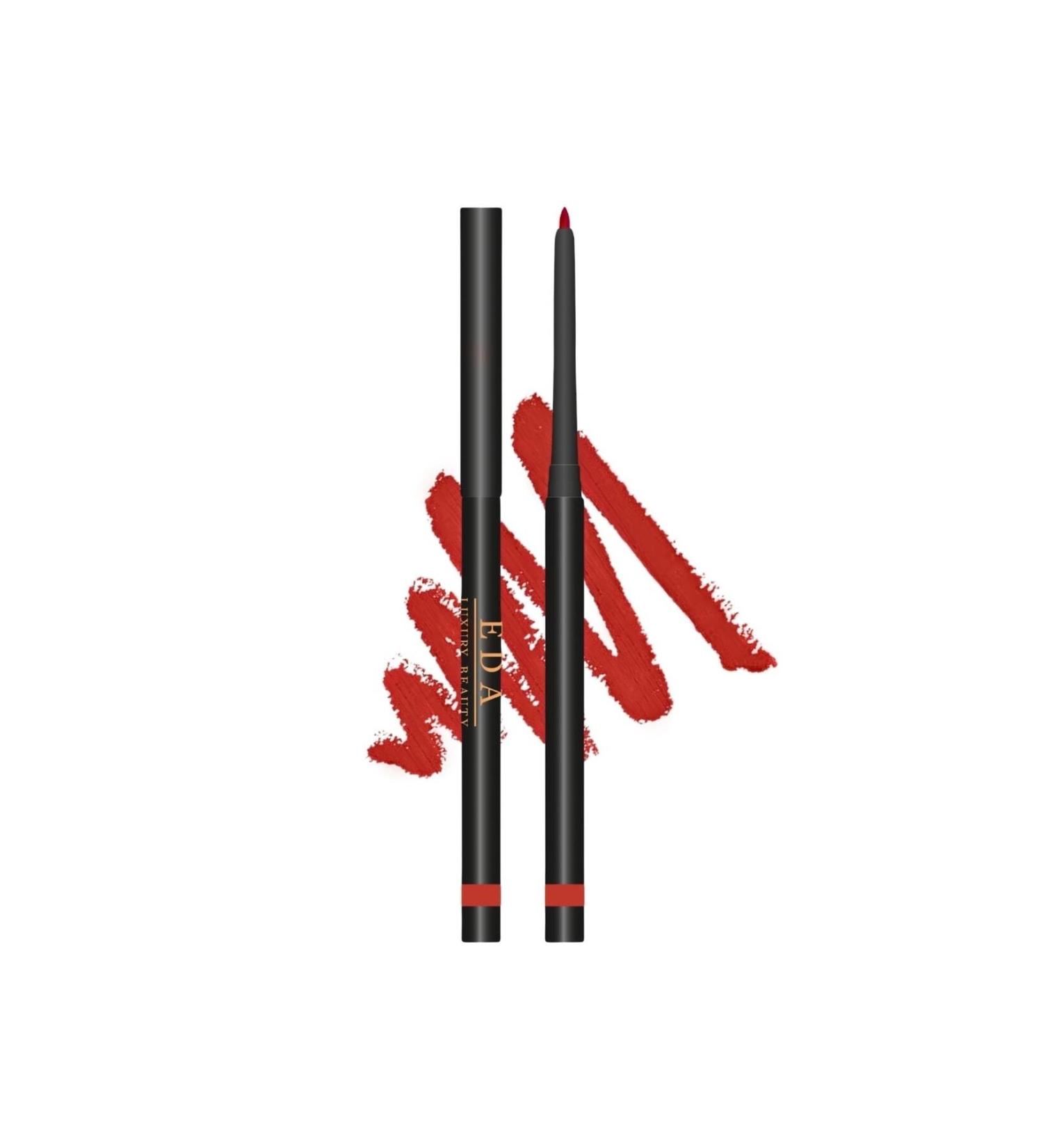 EDA LUXURY BEAUTY One Rose Red Auto Lipliner Luxury Creamy Soft Contour Lip Pencil Waterproof Red Lip Pencil - Buy Online on GoSupps.com