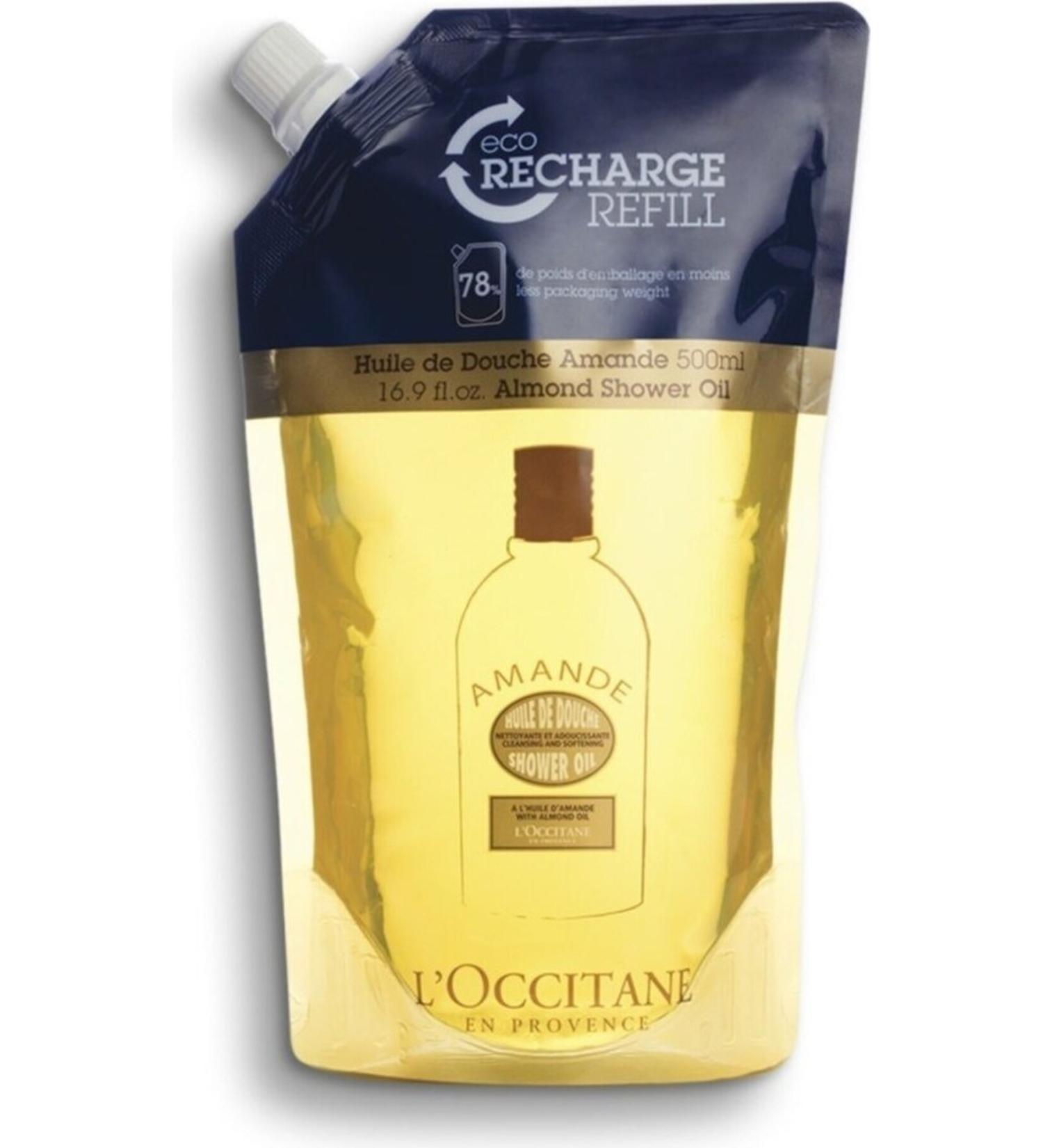 L'Occitane En Provence Almond Shower Oil Ecological & Economical Replacement - Almond Shower Oil 500 Ml