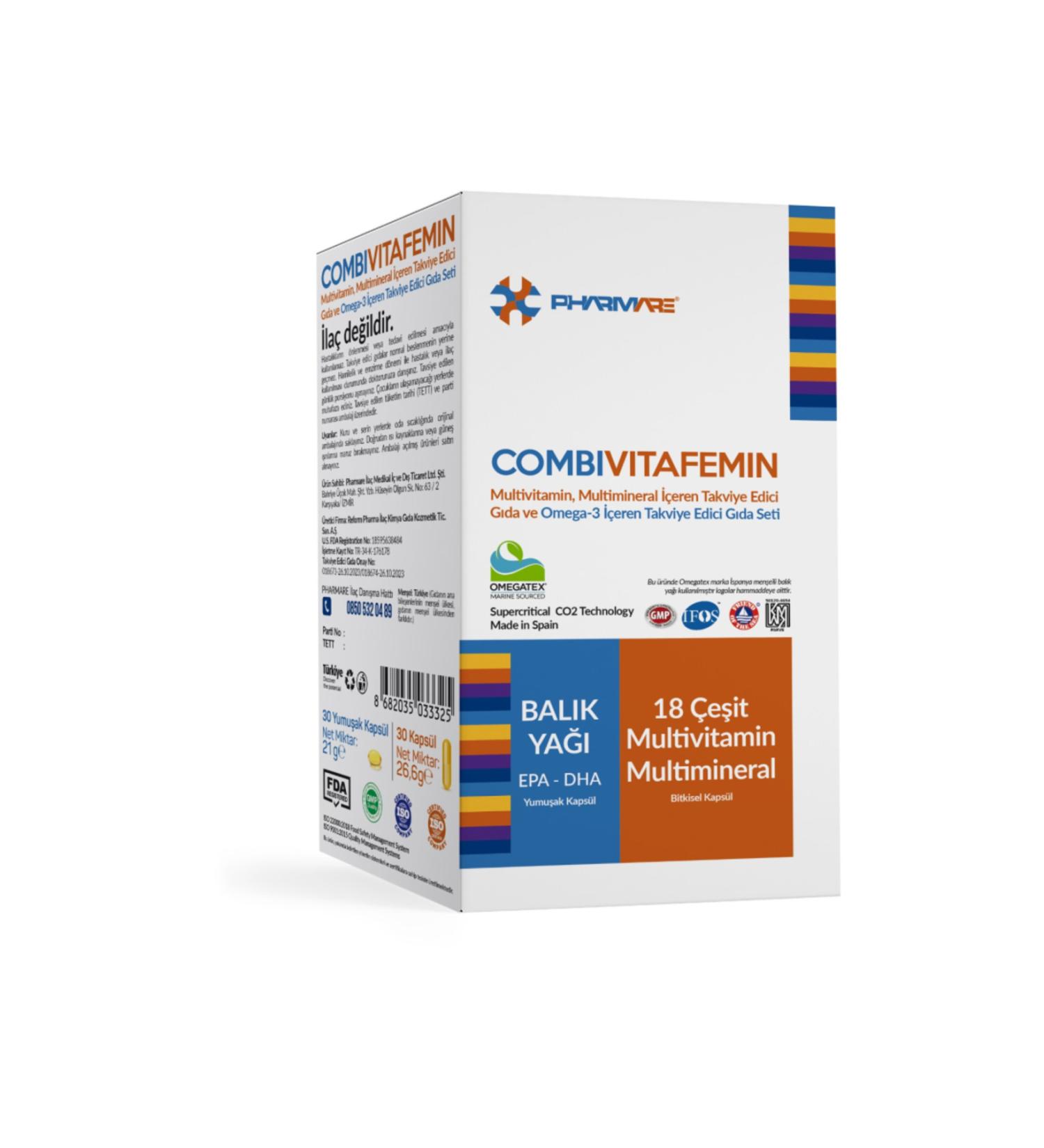 pharmare COMBIVITAFEMIN 30 CAPSULES