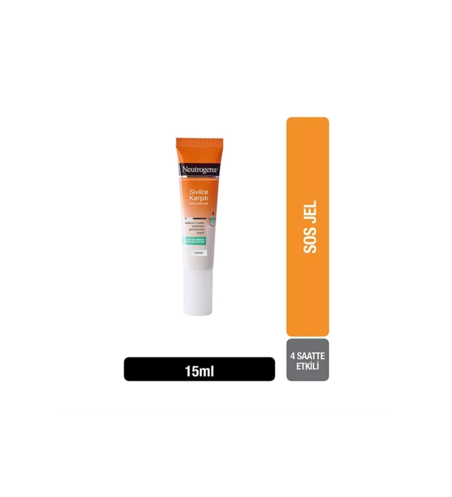 Neutrogena Visibly Clear SOS Fast Acting Acne Pimple Gel 15 ml