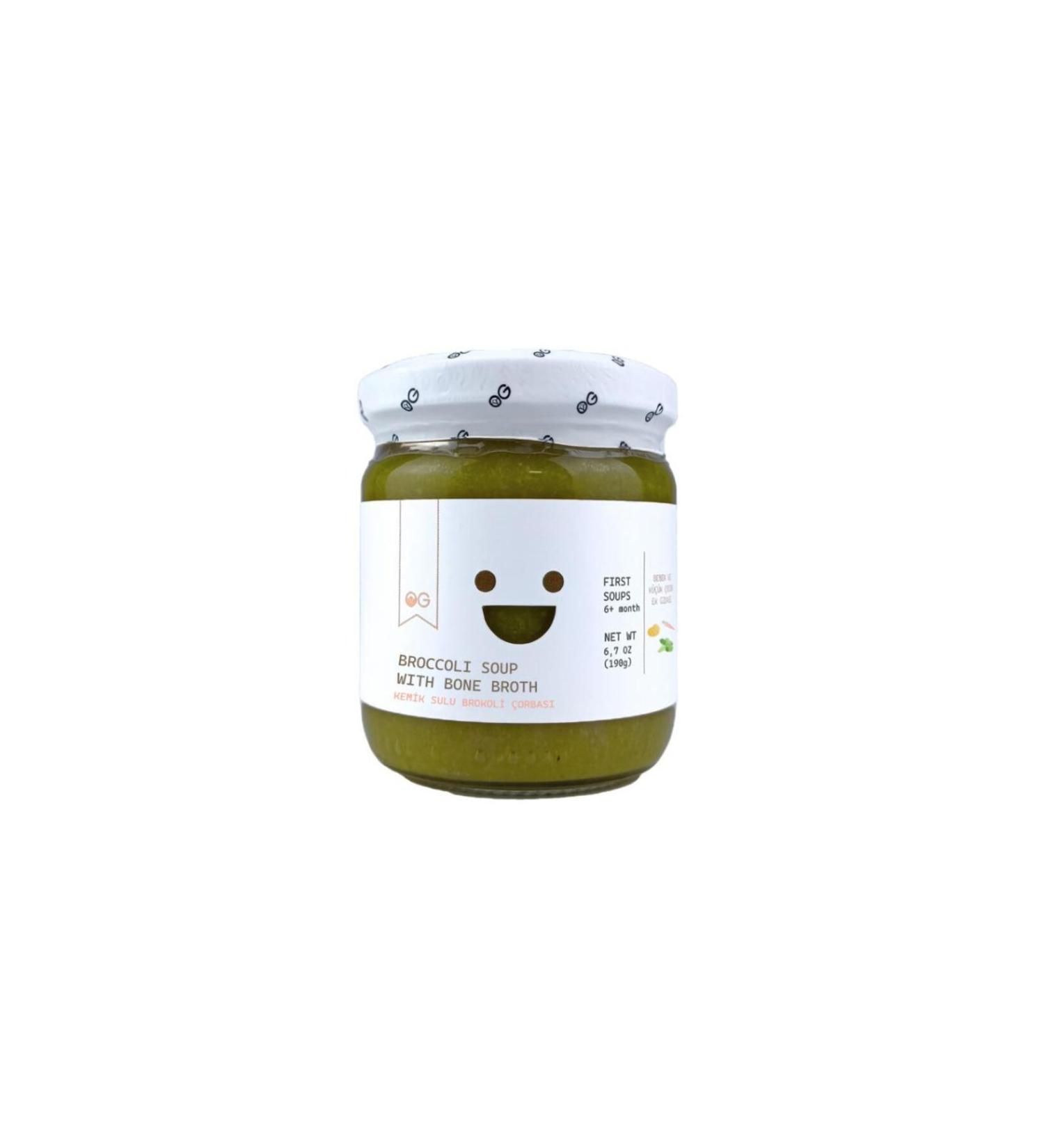 OG natural Broccoli Soup with Bone Broth 190g +6 Months