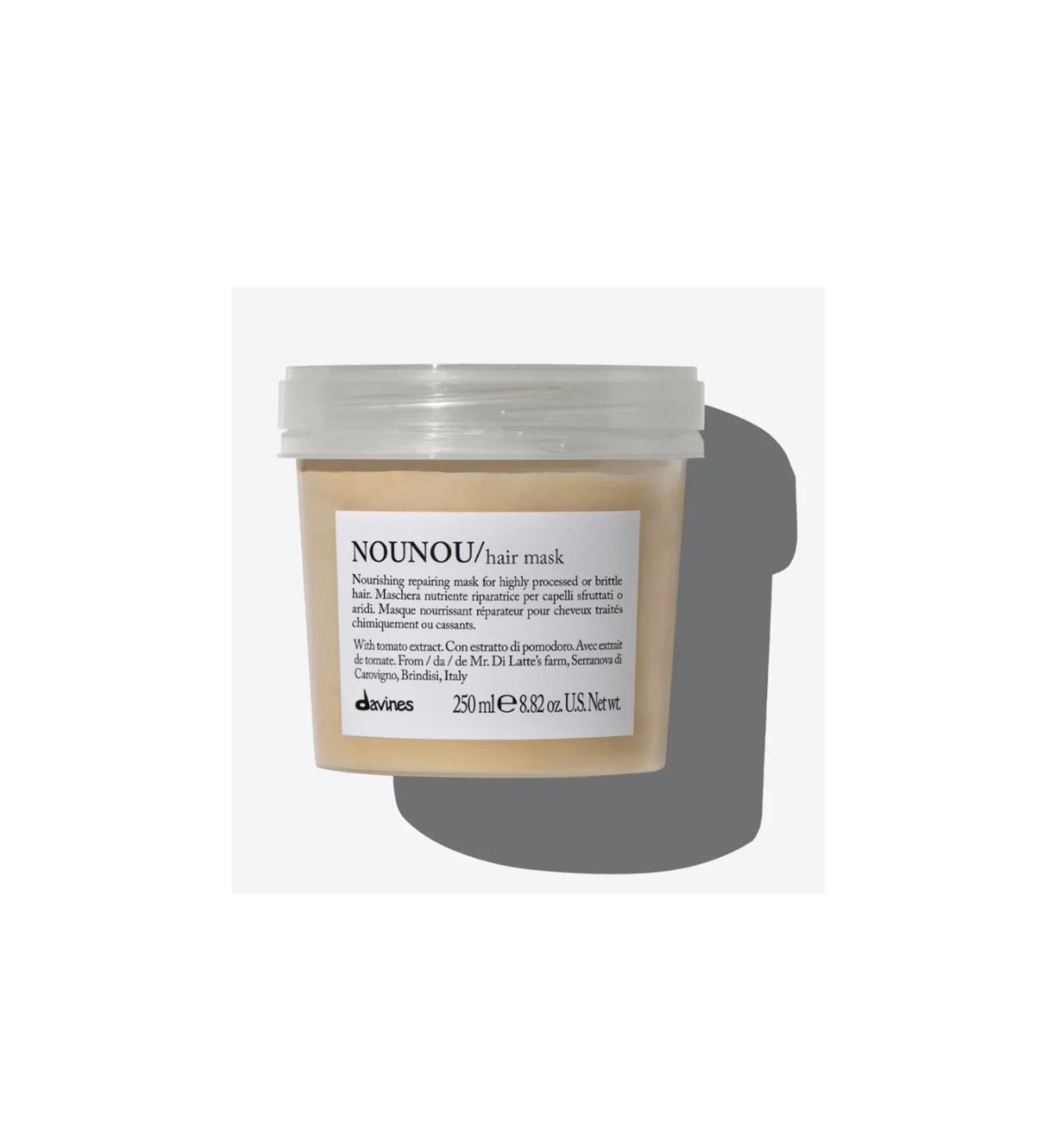 Davines Nounou Hair Mask Mask for Dry and Damaged Hair 250 ml