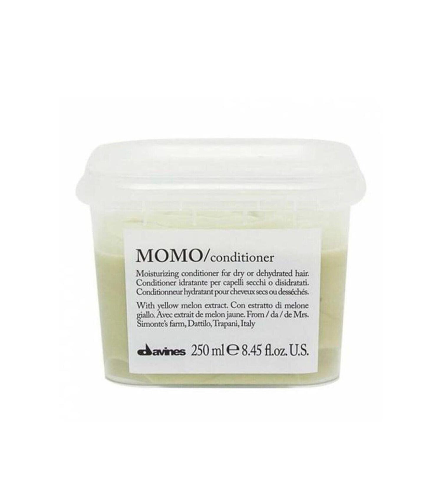 Davines Momo Conditioner Softness and Moisture Hair Care Cream 250 Ml