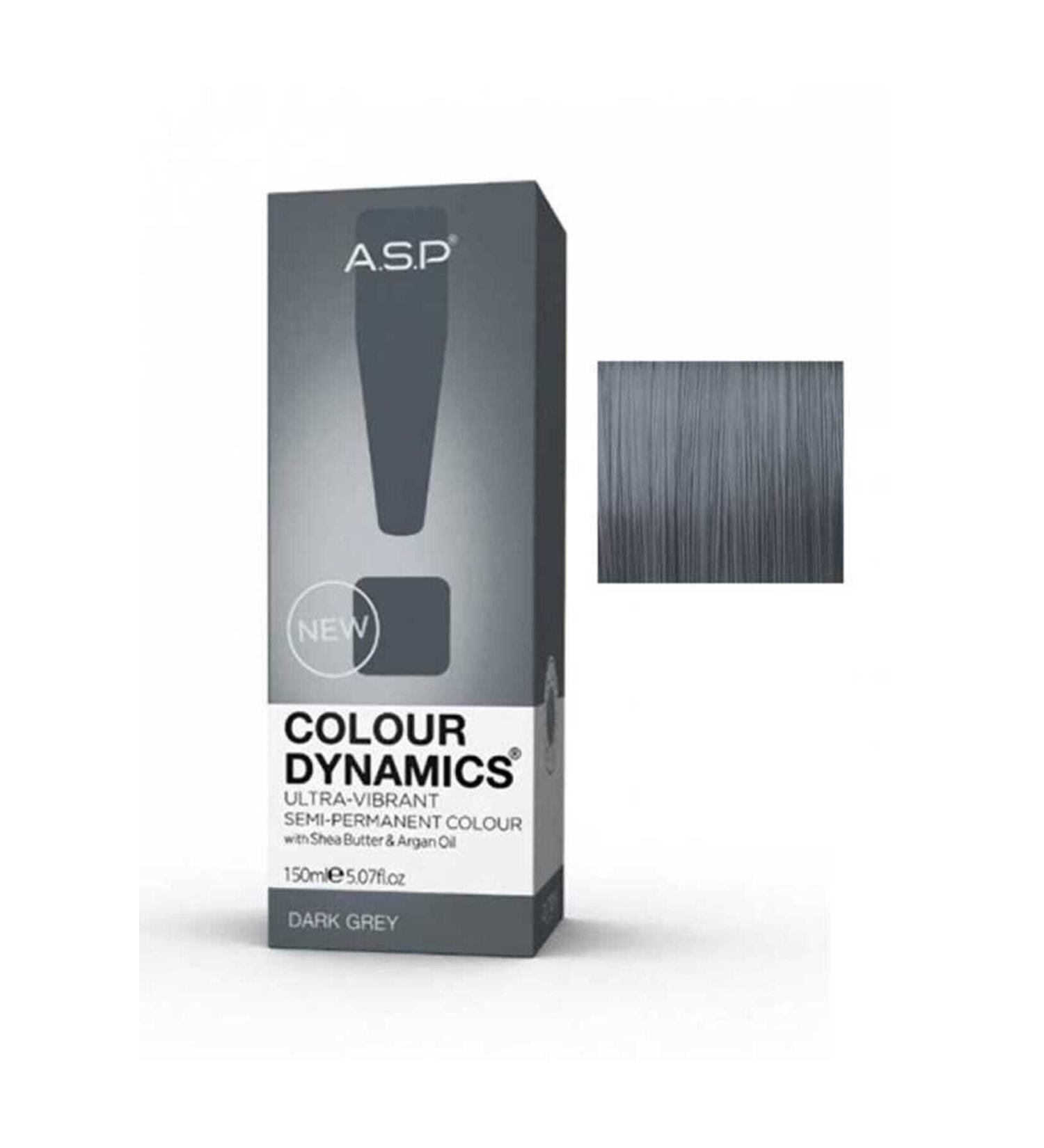 Affinage Asp Colour Dynamics Dark Grey Semi Permanent Hair Dye