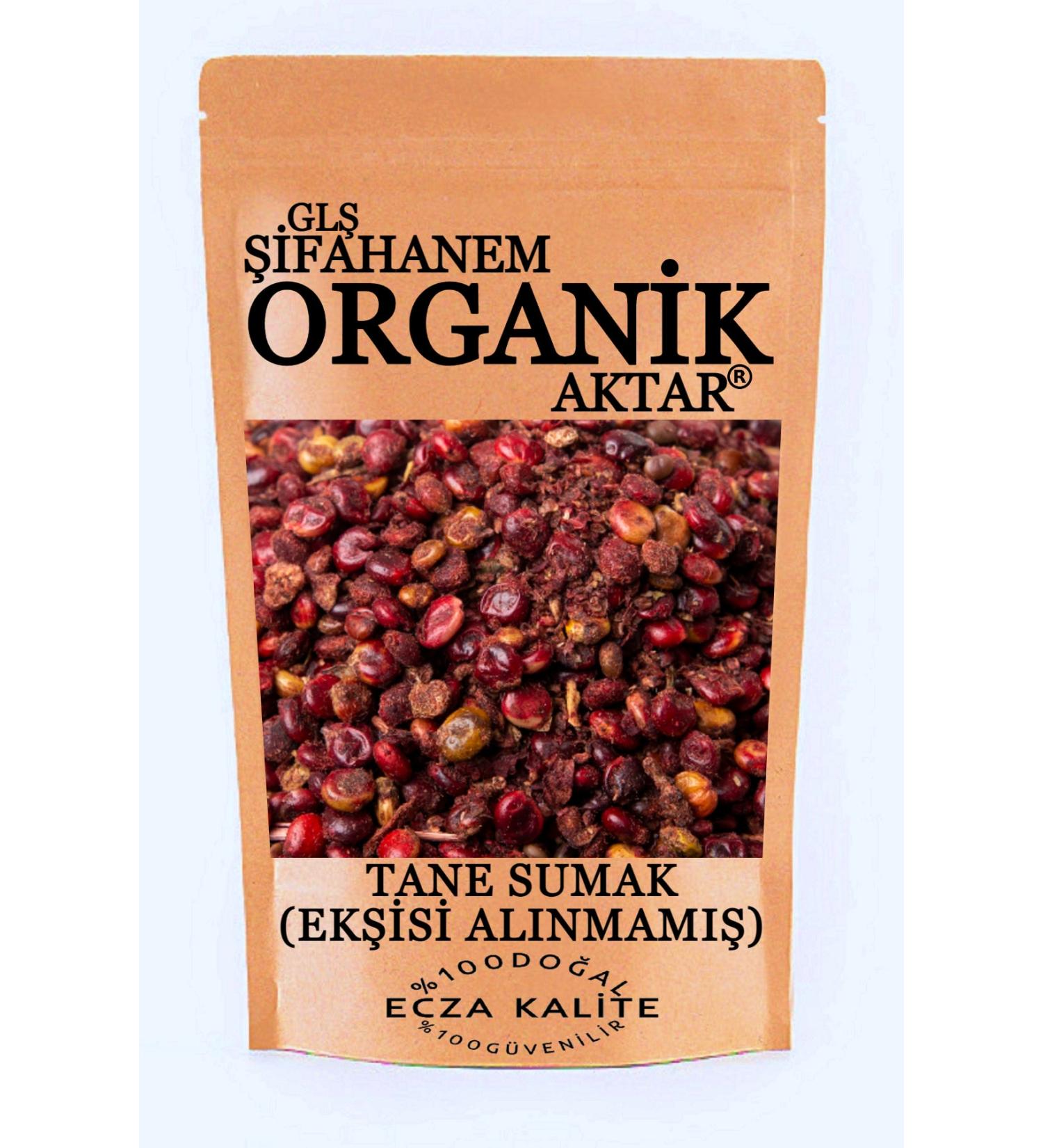 GL FAHANEM ORGANIC TAKTAR Sumac Grain Unsoured Natural 750 Gr