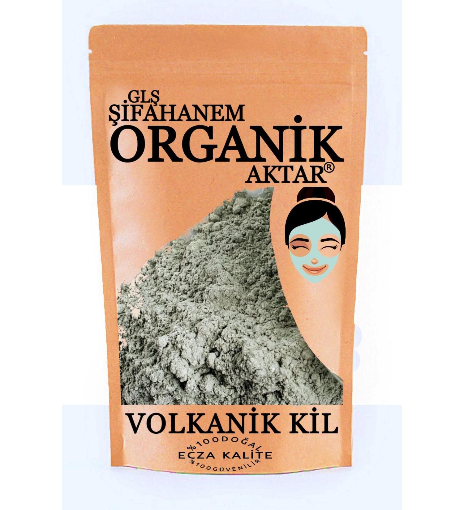 GL FAHANEM ORGANIC ACTAR Green Clay Volcanic High Mineral Skin Clay 100 Gr