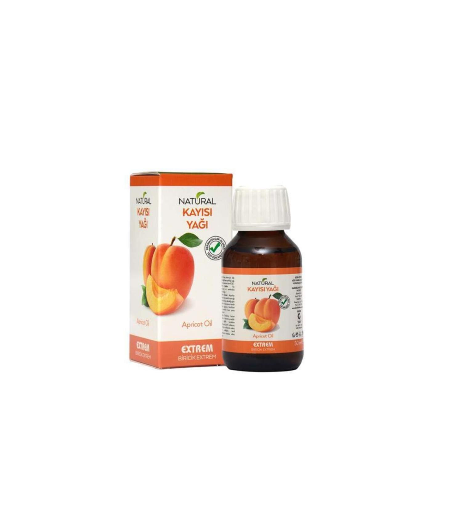 Natural Extreme Hair and Skin Care Apricot Oil 50 Ml