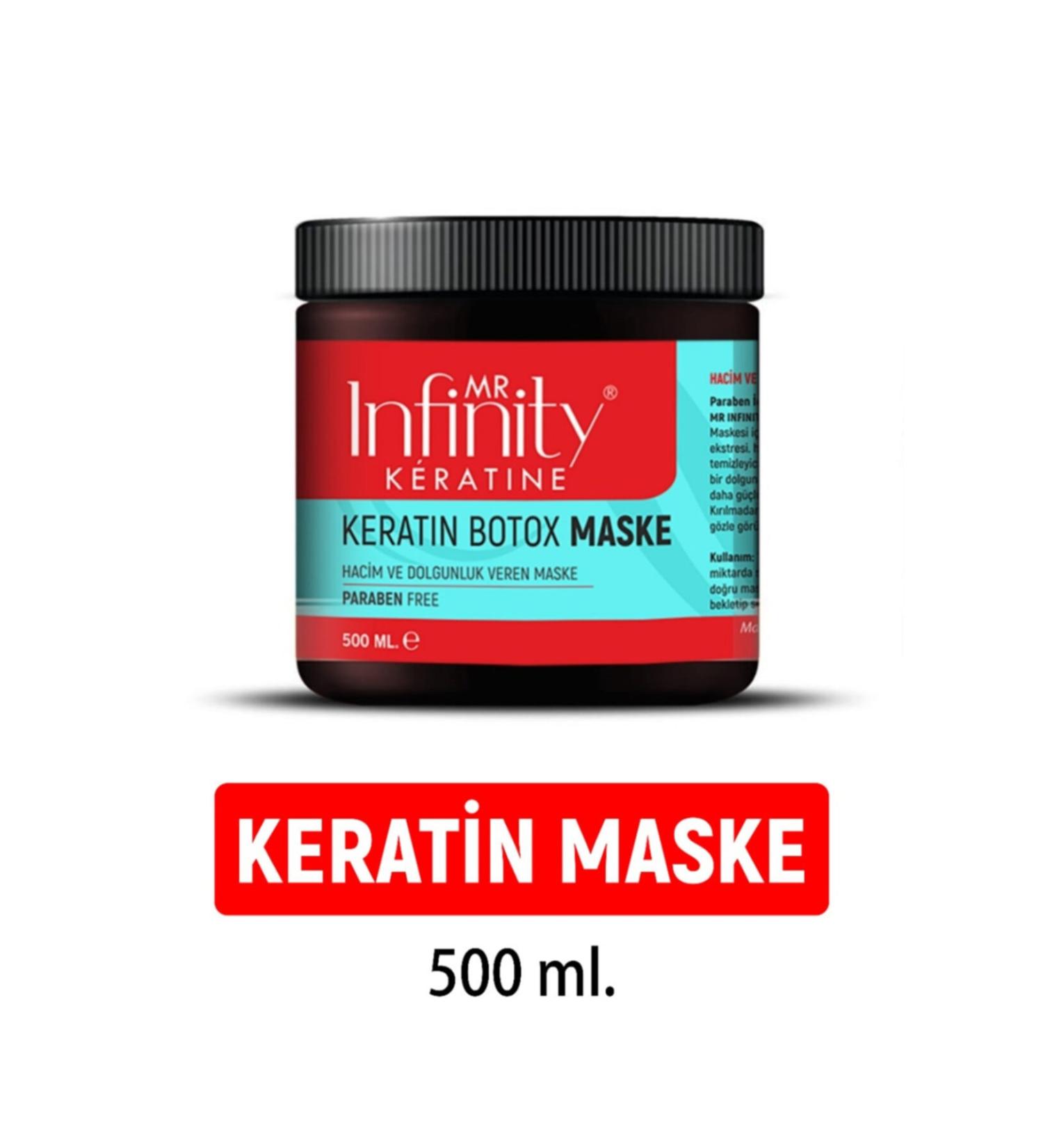 mr infinity Keratin Care and Hair Repair Mask 500ml