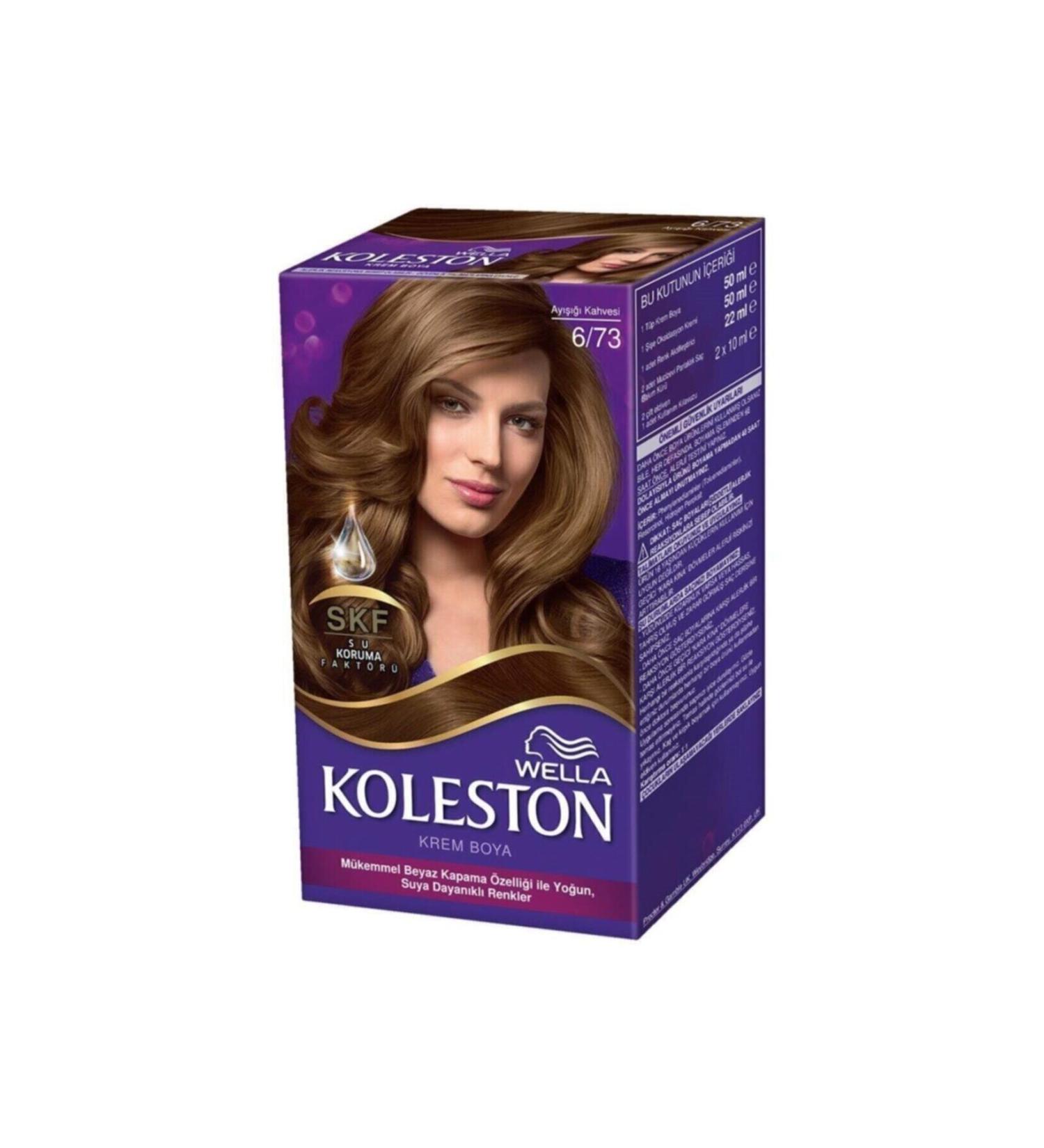 Wella Koleston Kit Hair Dye 6/73 Moonlight Brown