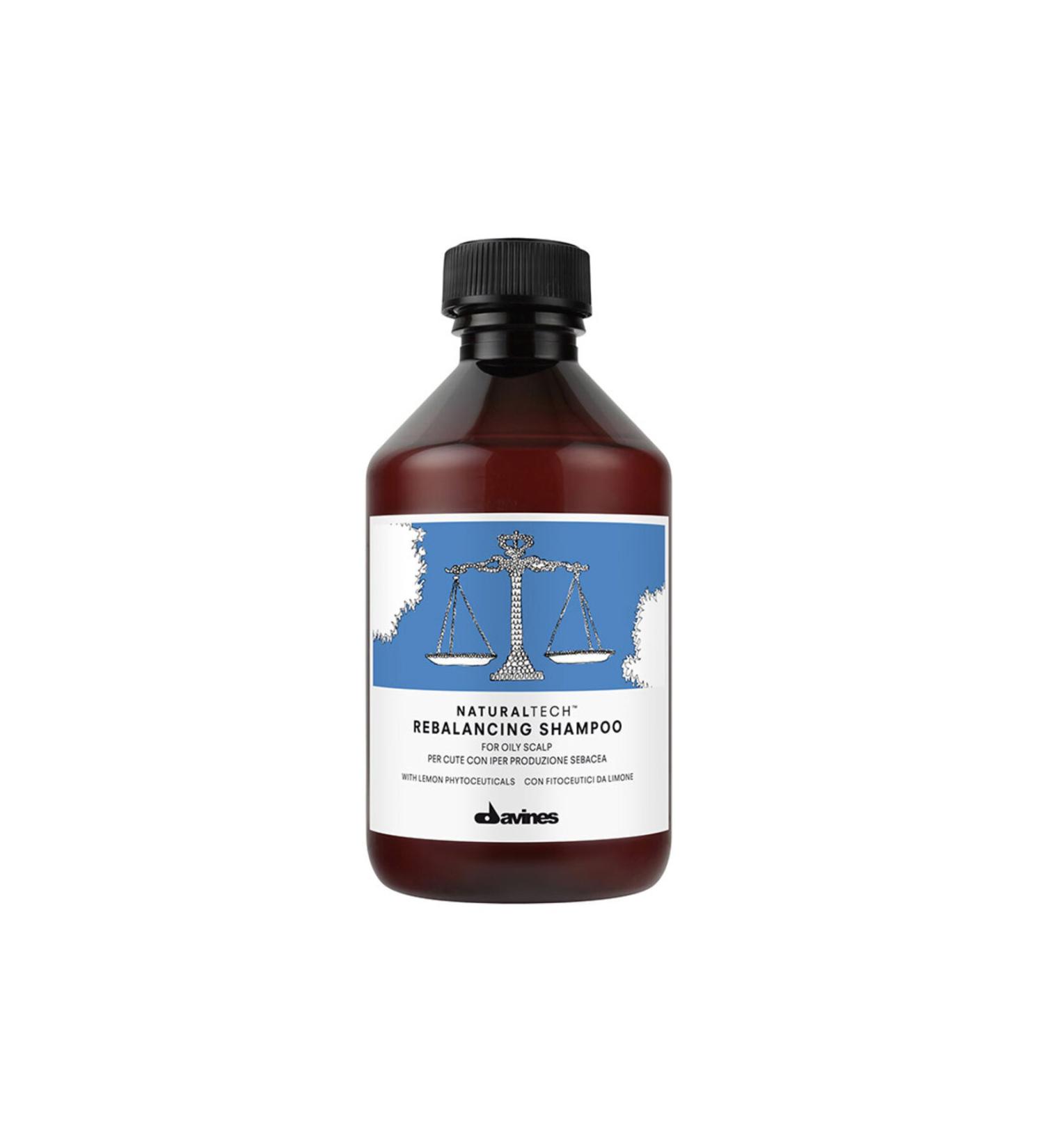 Davines Rebalancing Sebum Balancing Purifying Shampoo for Oily Hair (250ml)