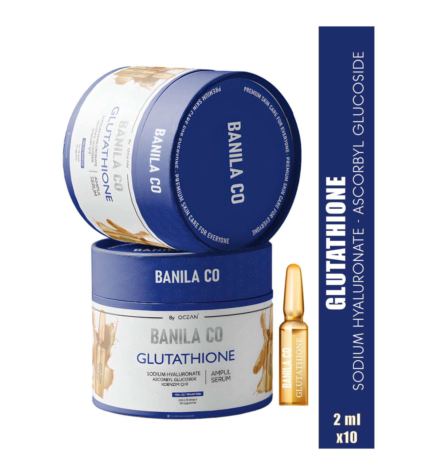 Banila Co Glutathione Serum Whitening Brightening Sodium Hyaluronate Glutathione Serum 2 ml X 10 - Buy Online on GoSupps.com