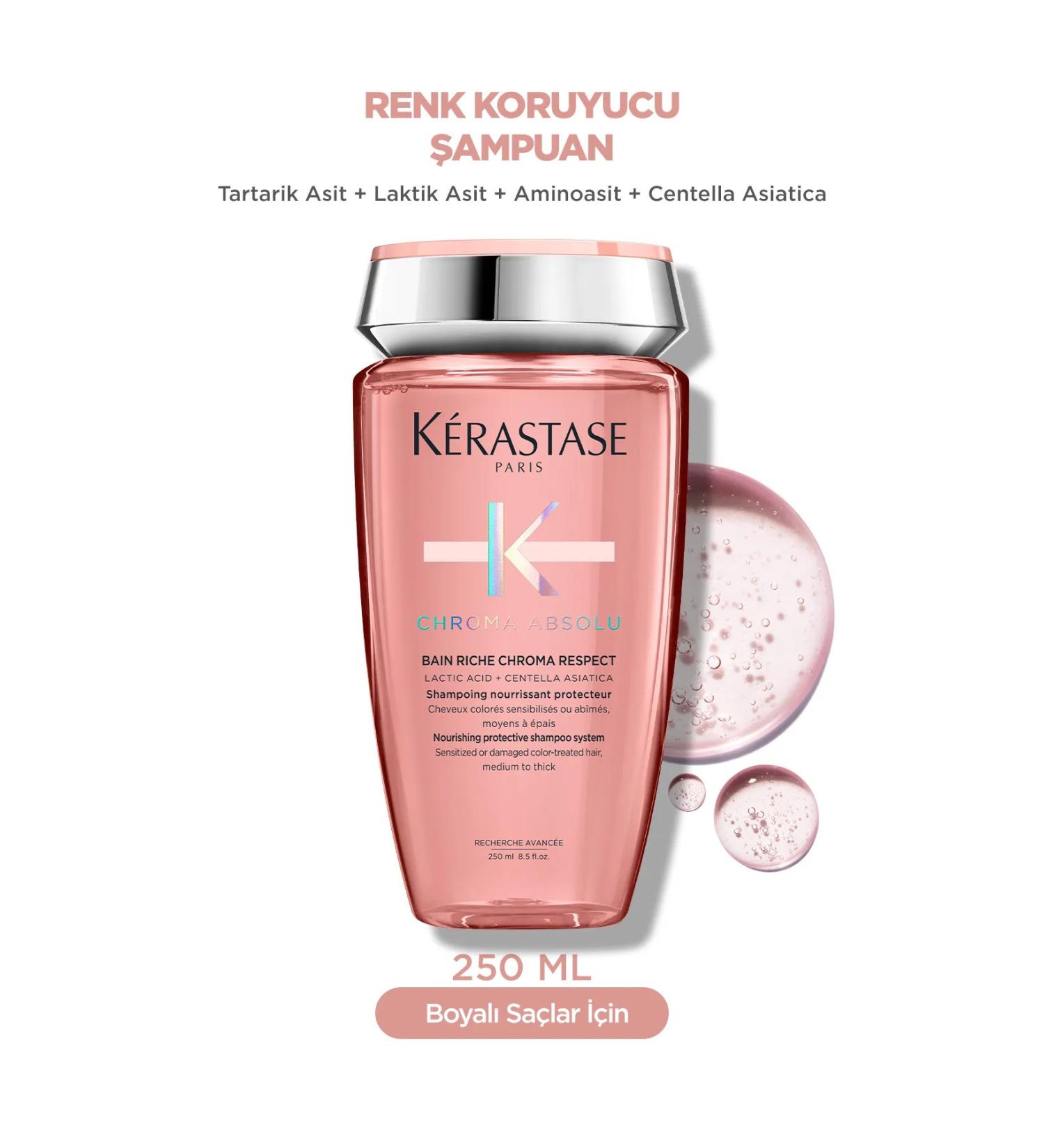 Kerastase Chroma Absolu Bain Riche Repairing Protection Shampoo for Color-Treated Hair 250mlevanoonline897