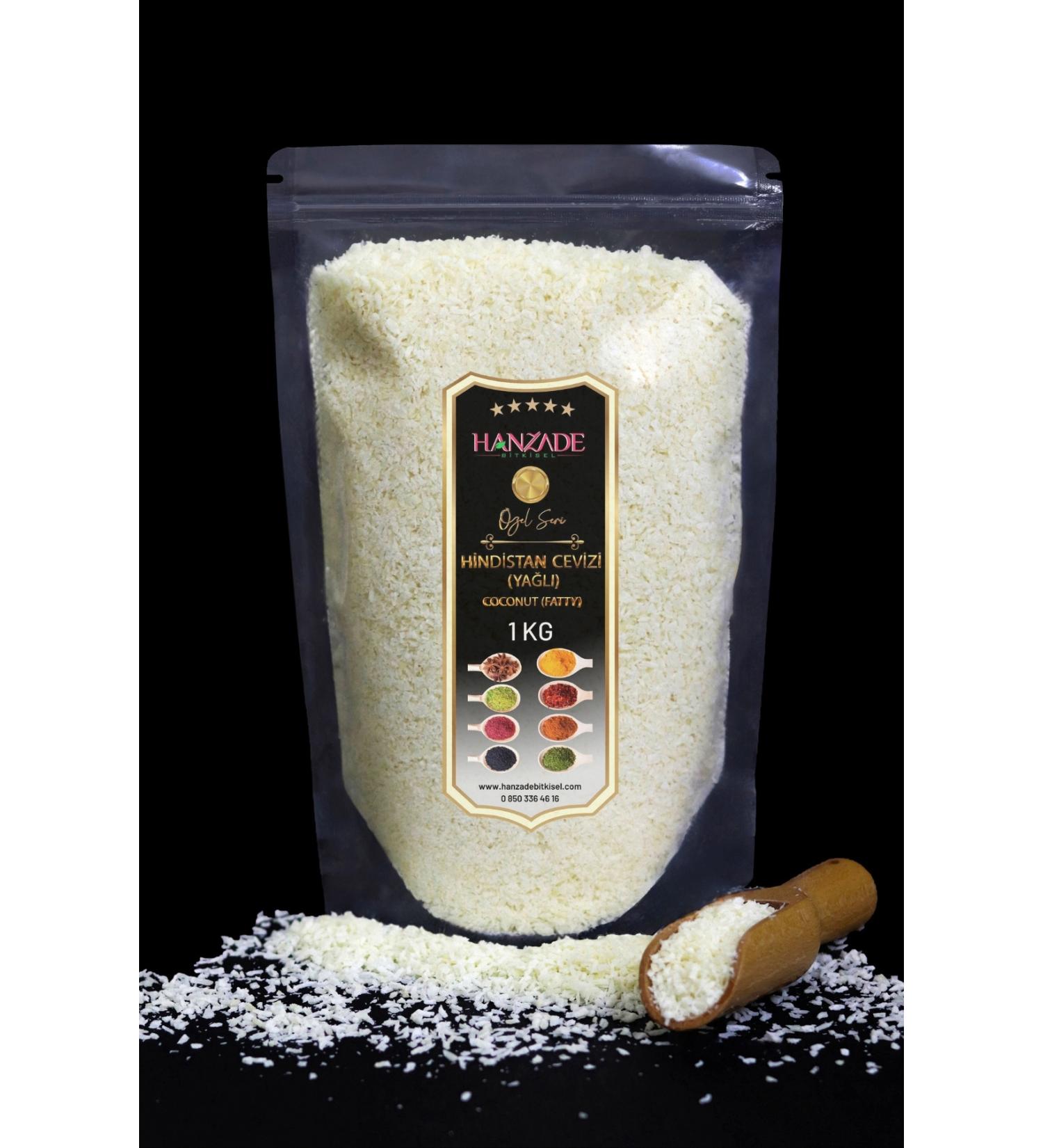 Hanzade Herbal Coconut Coarse Grate 1 Kg - Fat Free Full Fat - Buy Online on GoSupps.com