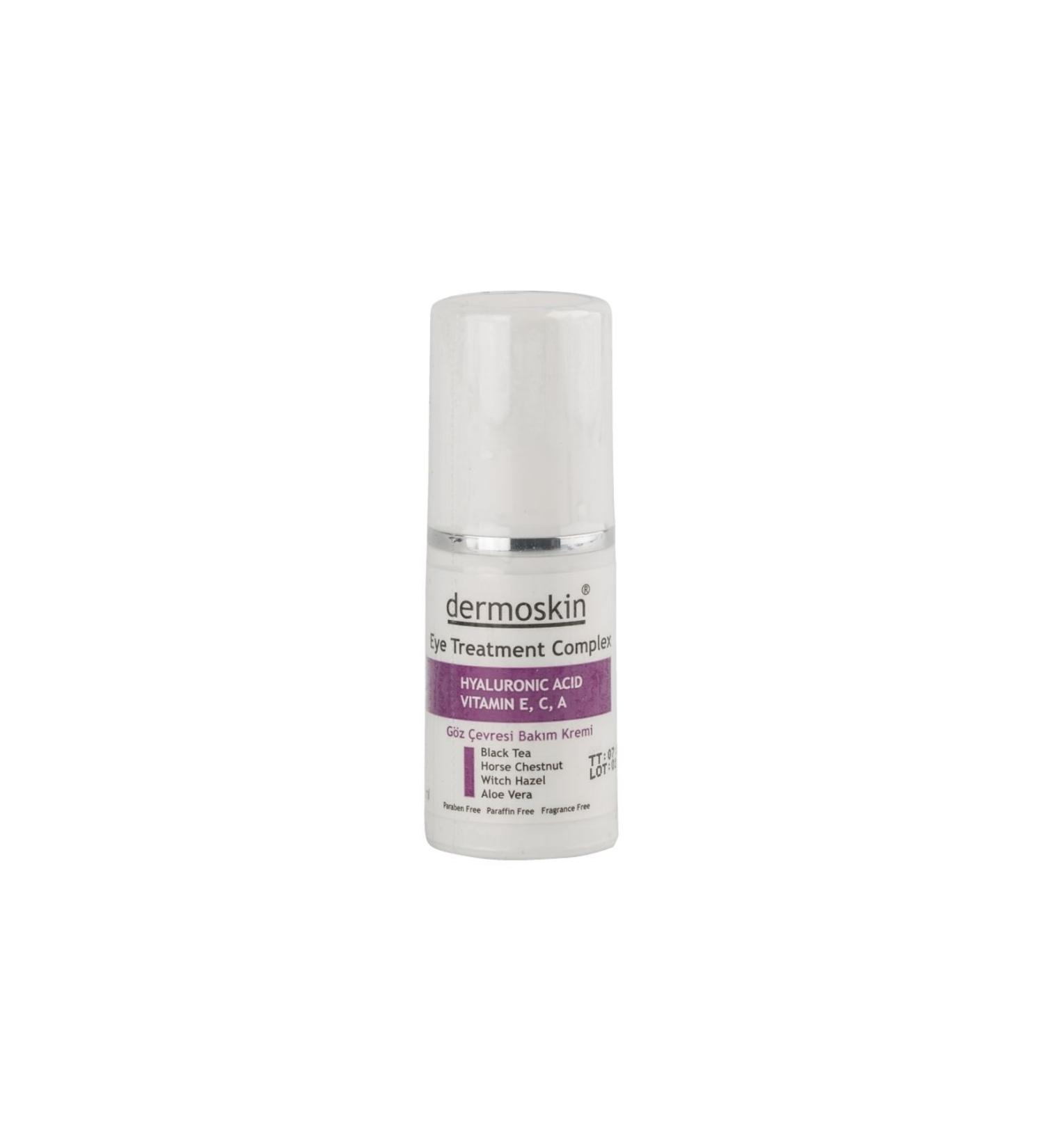 Dermoskin Eye Treatment Complex Moisturizing Formula Intensive Care Eye Contour Care Cream 15ml