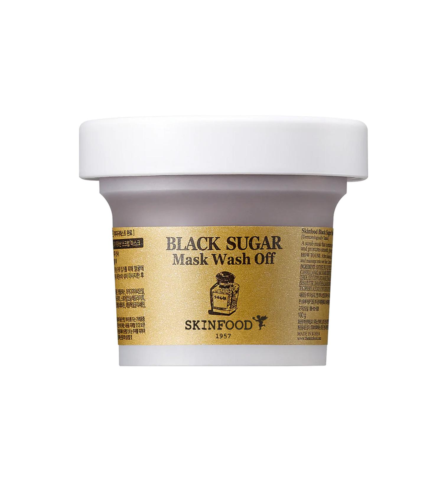 Skinfood Black Sugar Reusable Regenerating Face Mask 100g - Buy Online on GoSupps.com