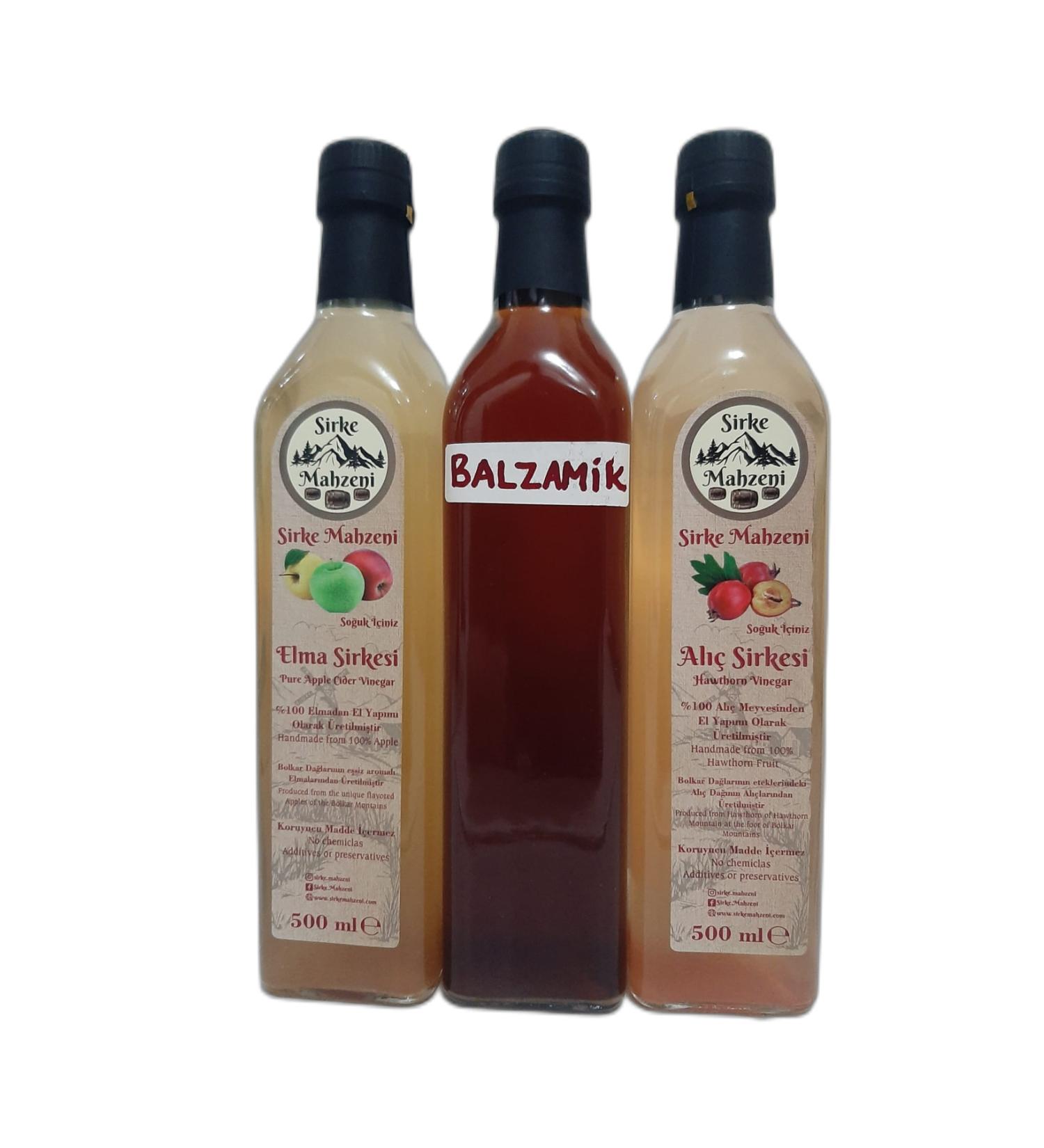 Vinegar Cellar APPLE VINEGAR-BALSAMIC-HAWTHOR VINEGAR