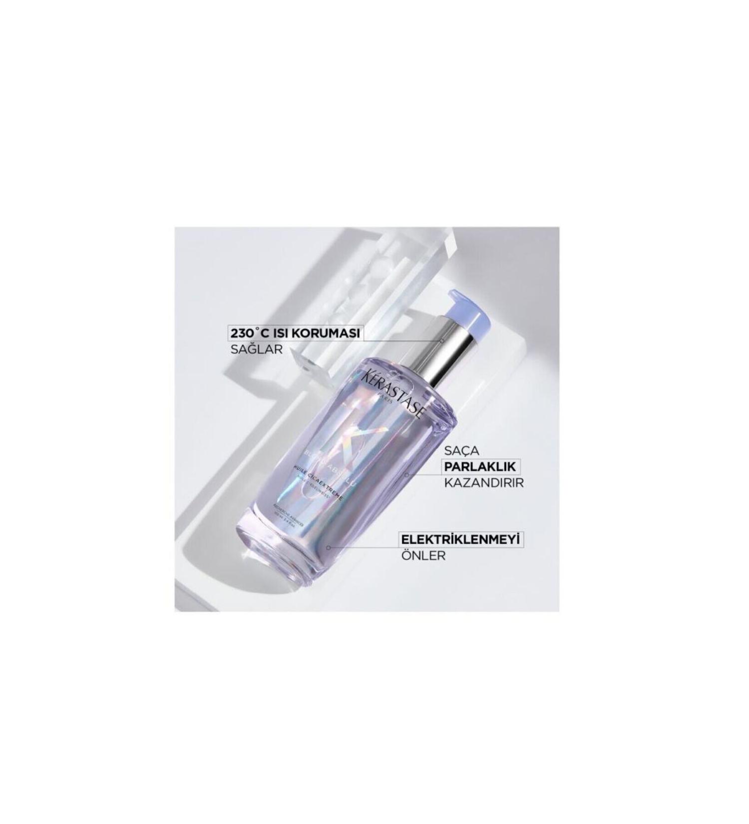 Kerastase Blond Absolu Care Oil Softening Sensitive Blonde Hair After Process 100 ml evanoonline1006