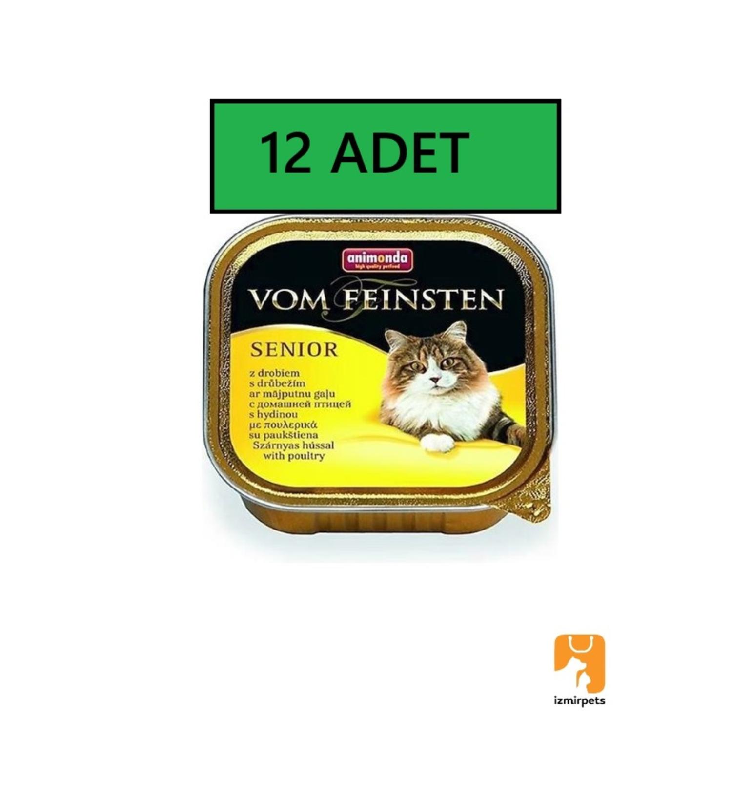 Animonda Vom Feinstein Senior Poultry Old Cat Wet Food 100 gr X 12 PIECES