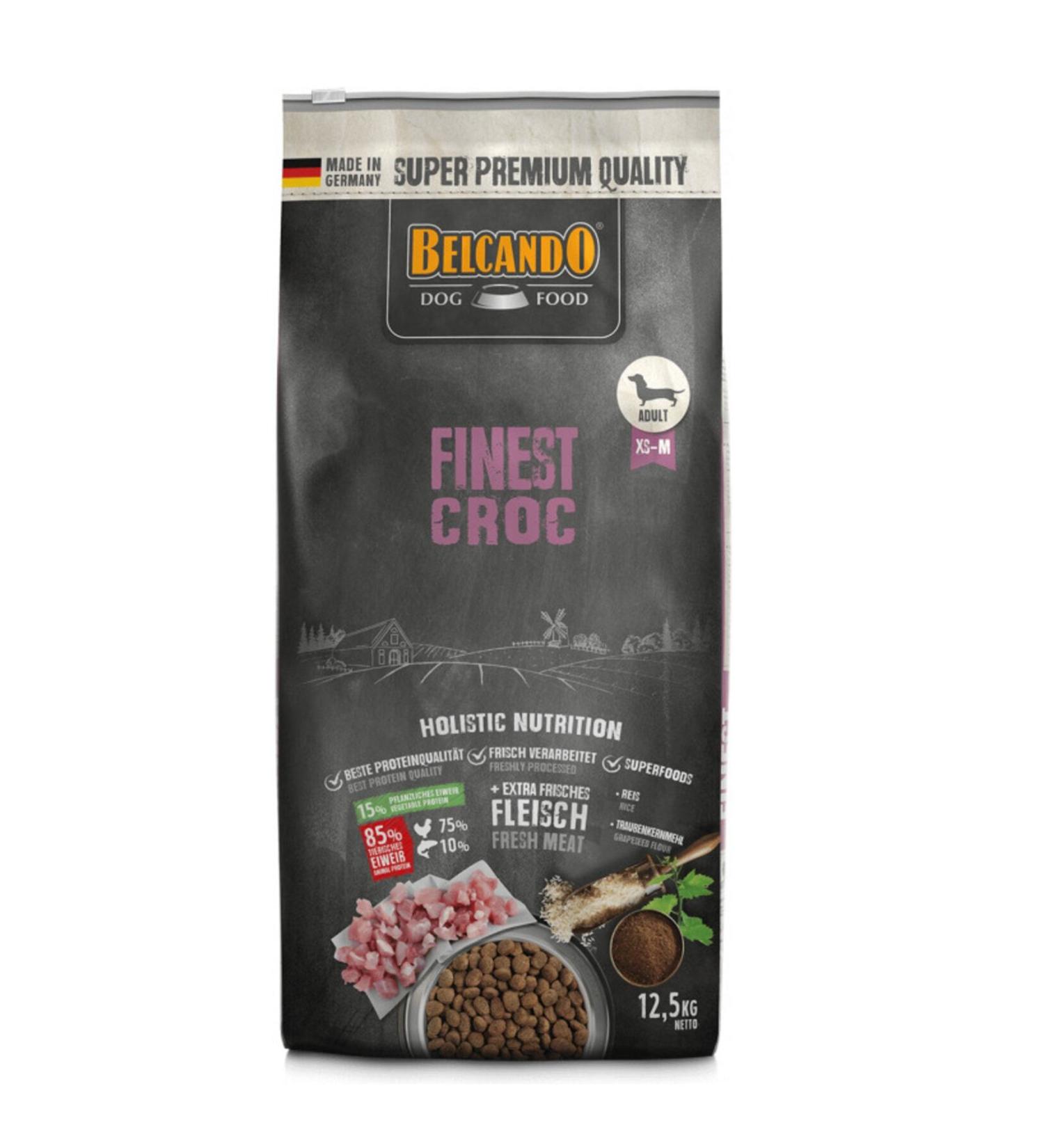 BELCANDO Finest Croc 12.5 Kg Improved Poultry Dog Dry Food
