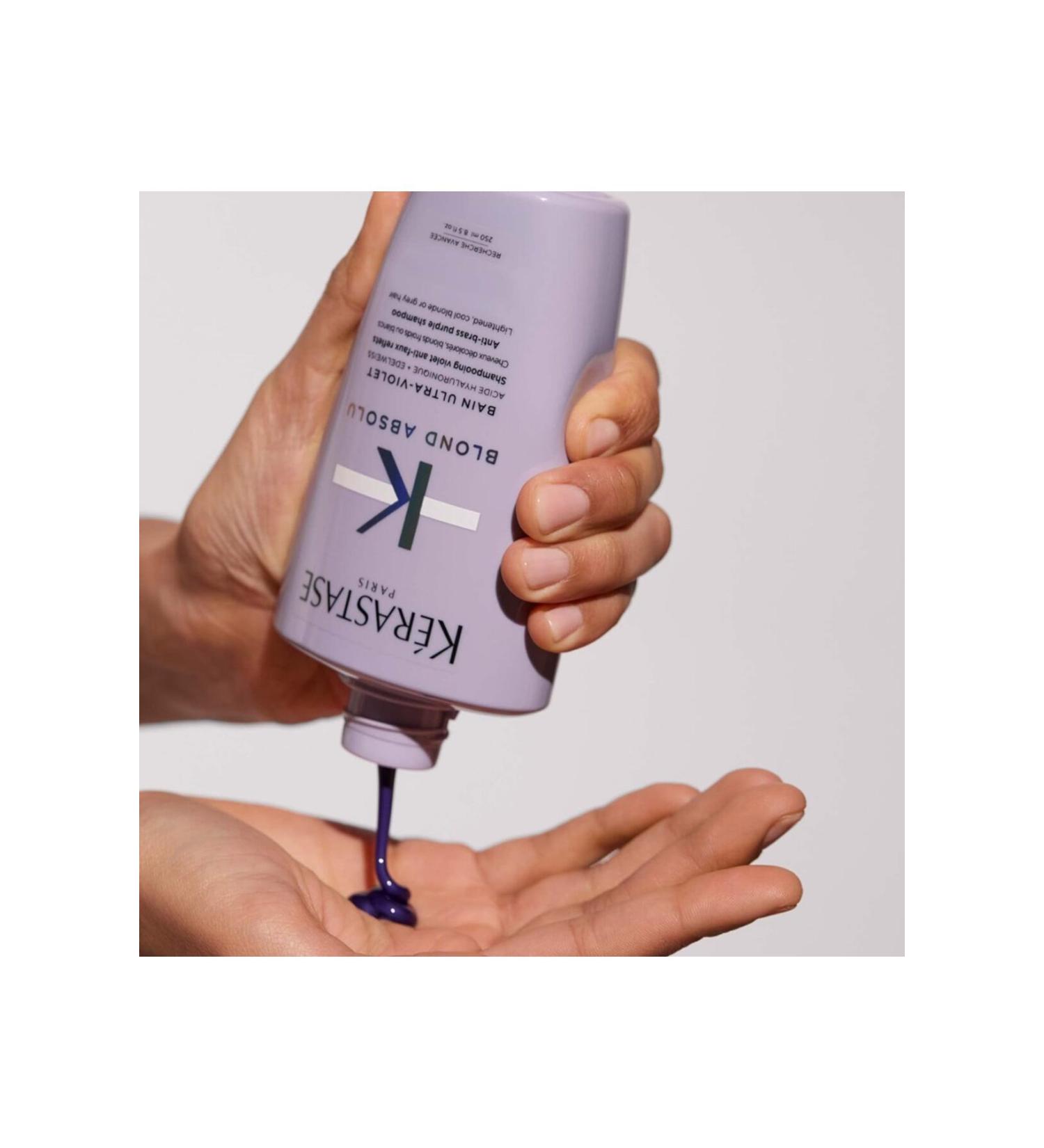 Kerastase Blond Absolu Shampoo Neutralizing Unwanted Yellow & Orange Reflections 250ml-BEAUTYBAR-