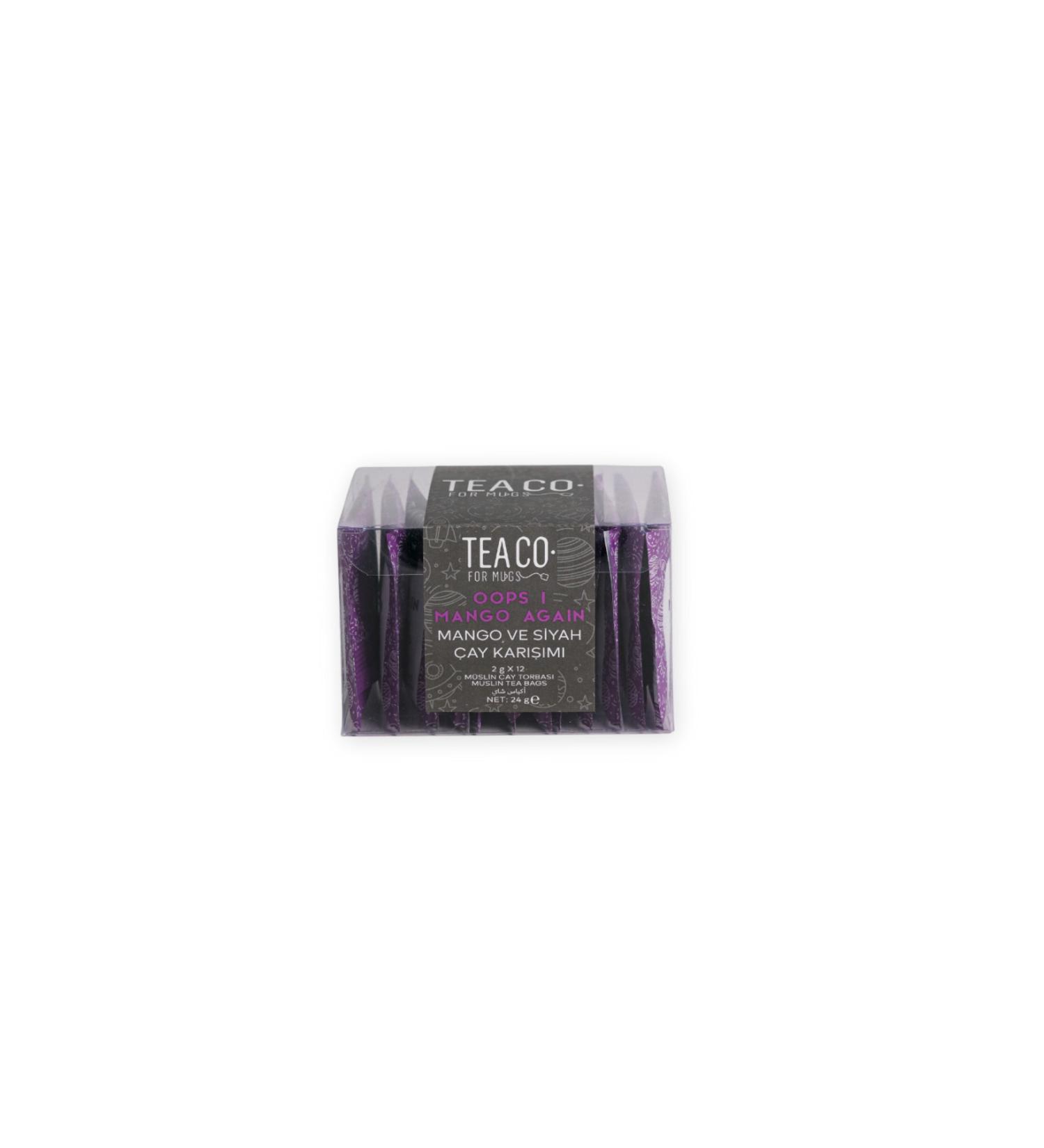 TEA CO Oops I Mango Again - Mango Black Tea Muslin Tea Bag