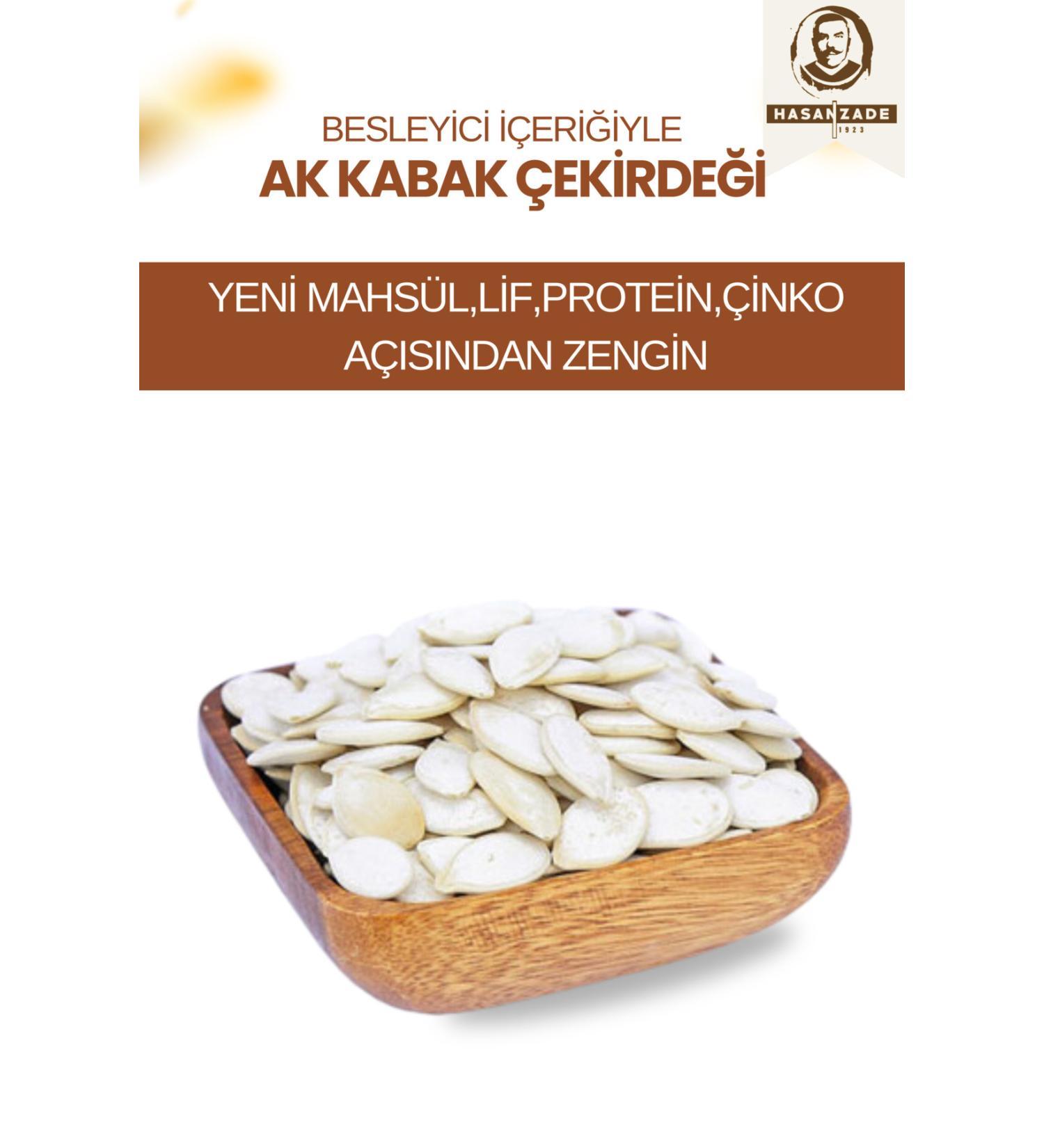 Hasanzade White Zucchini Salted Roasted 500 GR