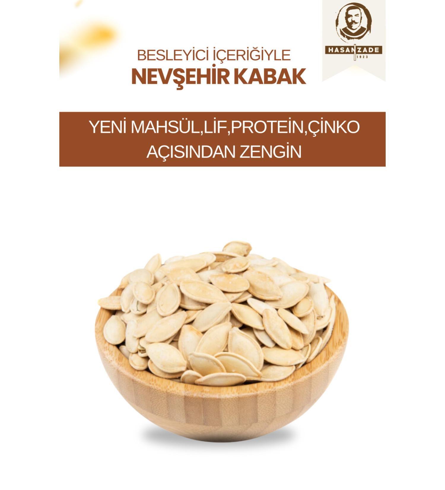 Hasanzade Pumpkin Seeds Nev ehir Unsalted Roasted 500 GR