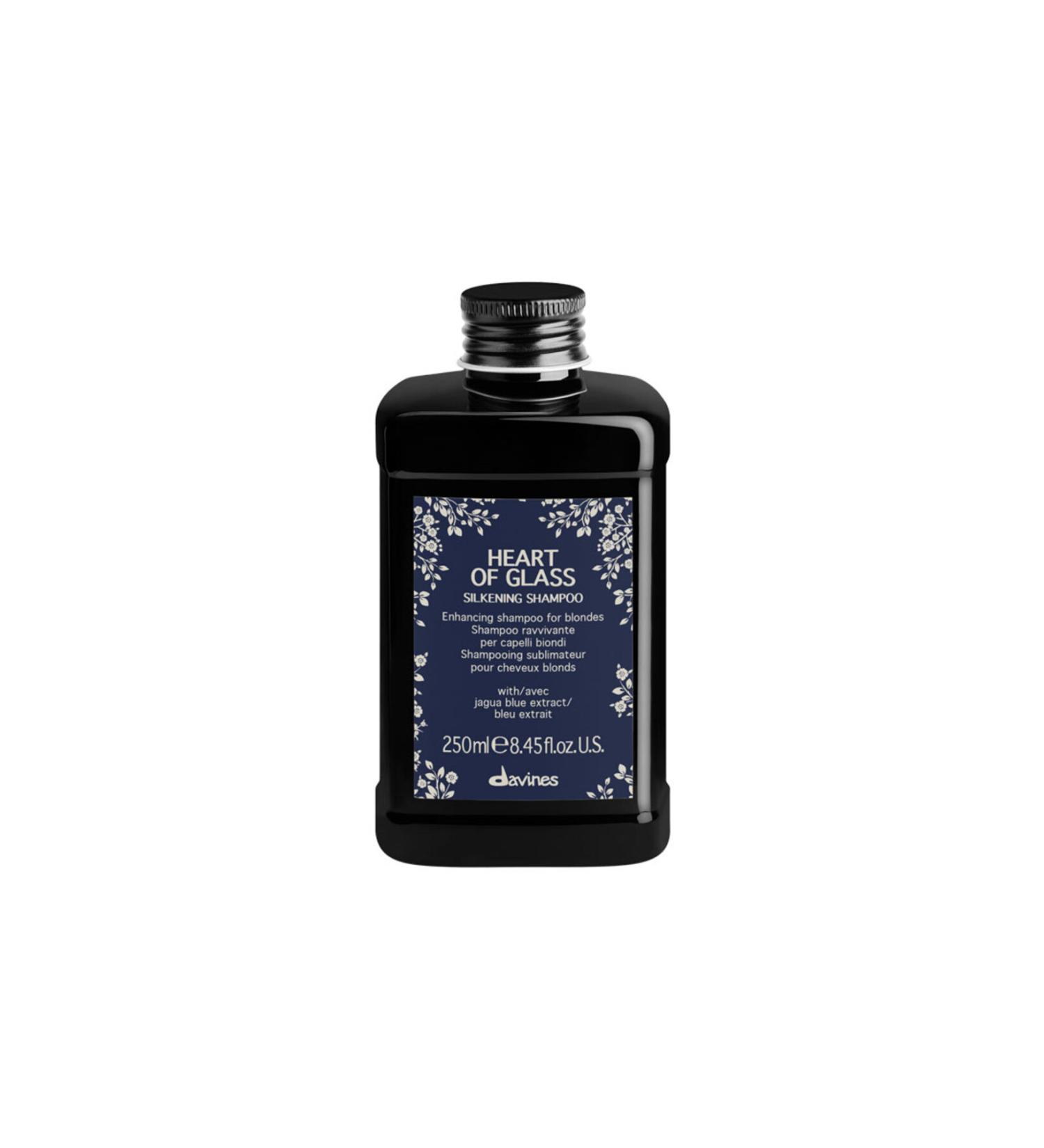 Davines Heart Of Glass Blue Toning and Care Shampoo for Blonde Hair (250ml)
