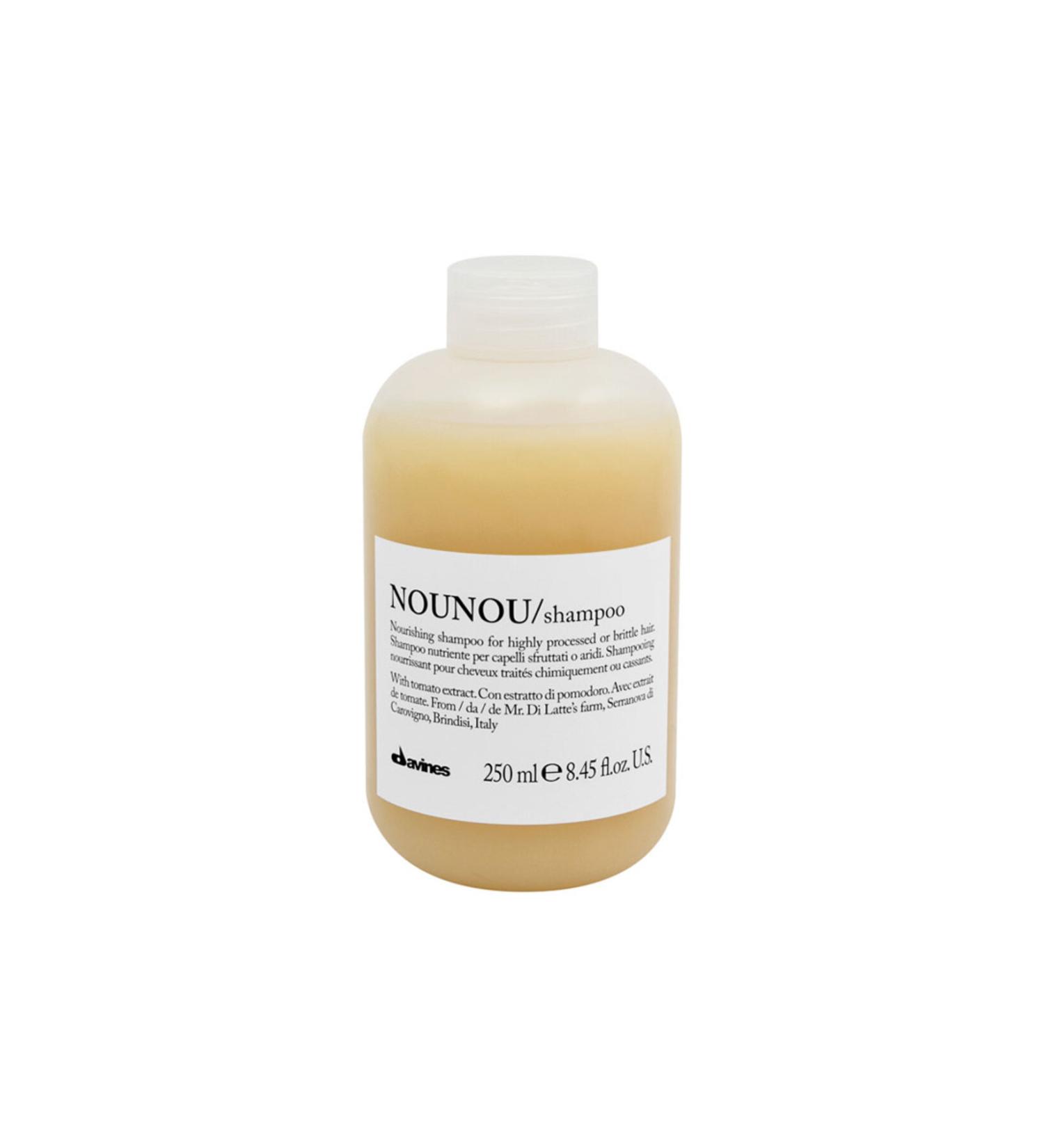 Davines Nounou Paraben-Free Nourishing Strengthening Shampoo for Over-Processed Weak Hair (250ml)