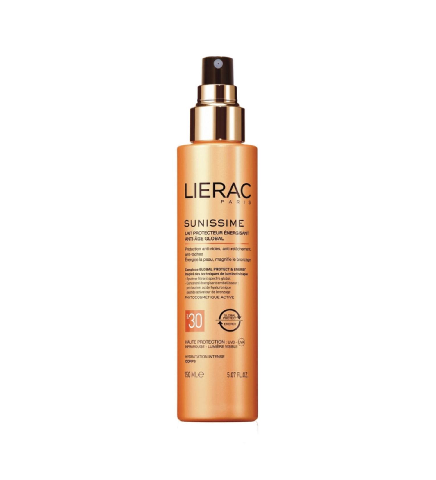Lierac Sunissime Energizing Protective Sun Milk Spf30 150 ml (anti-aging energizer)