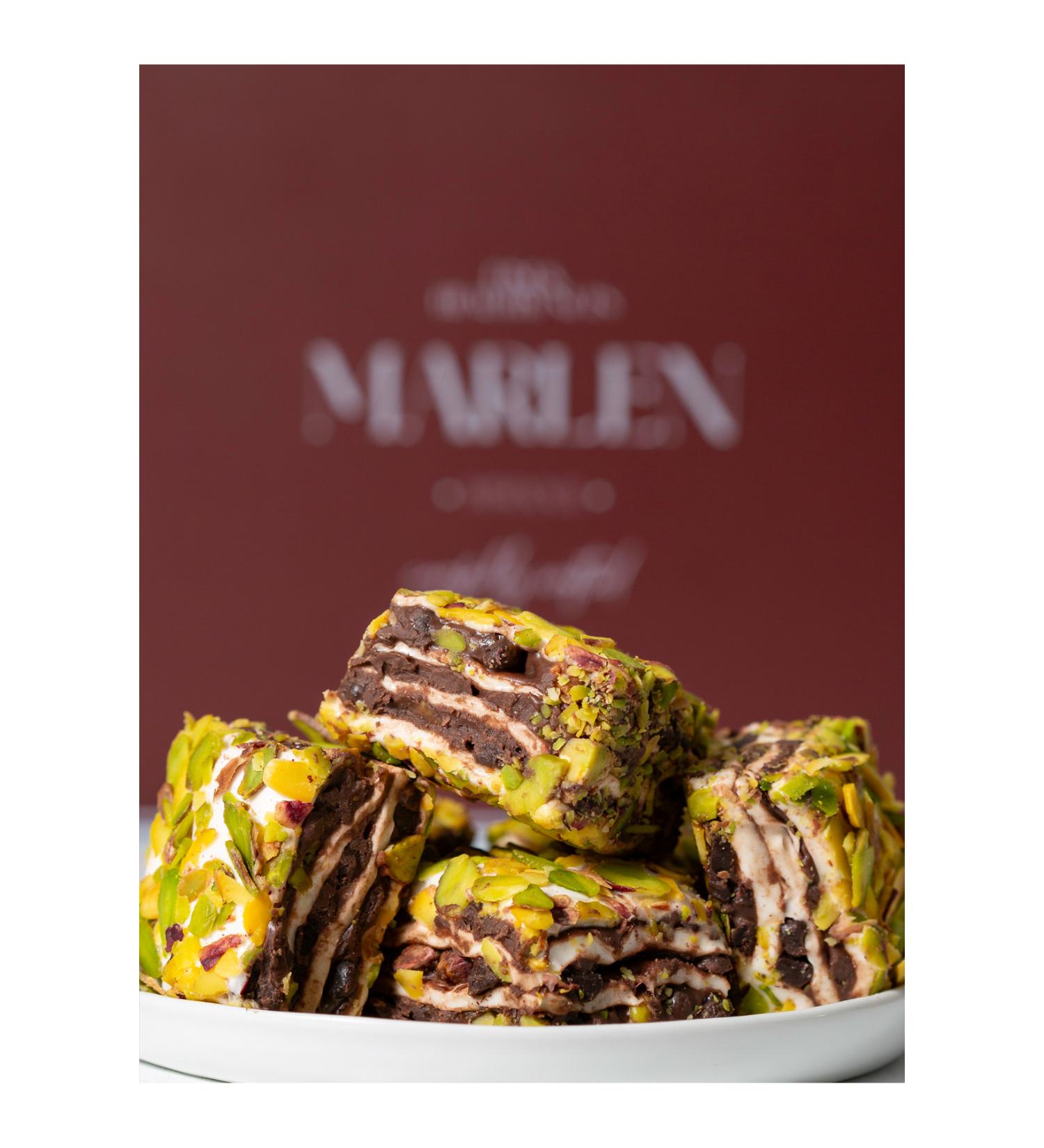 Marlen Filet Pistachio Baklava Turkish Delight 100g