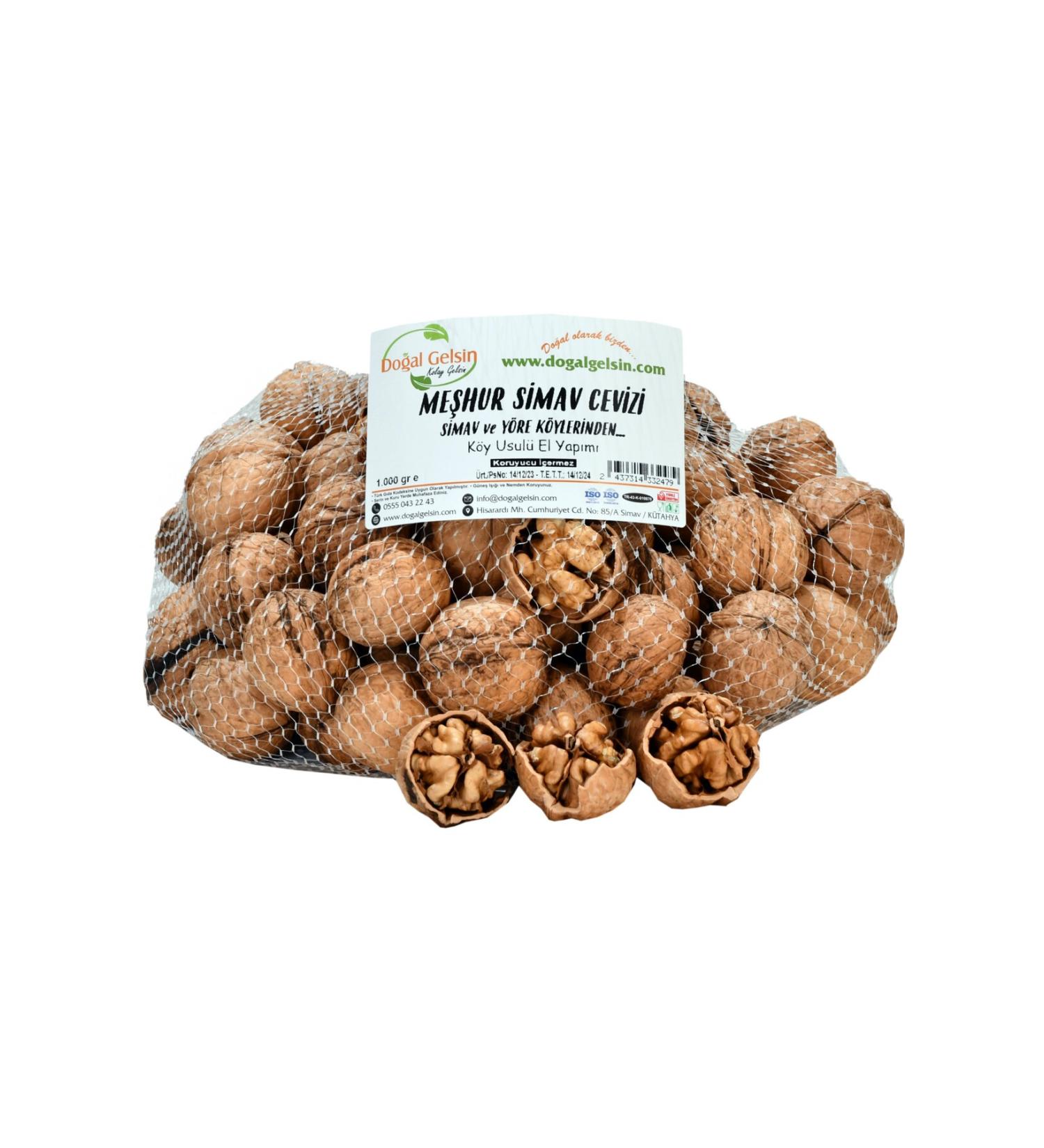 Naturally from Simav Good Luck Famous Simav Walnut (with shell) - 1 Kg