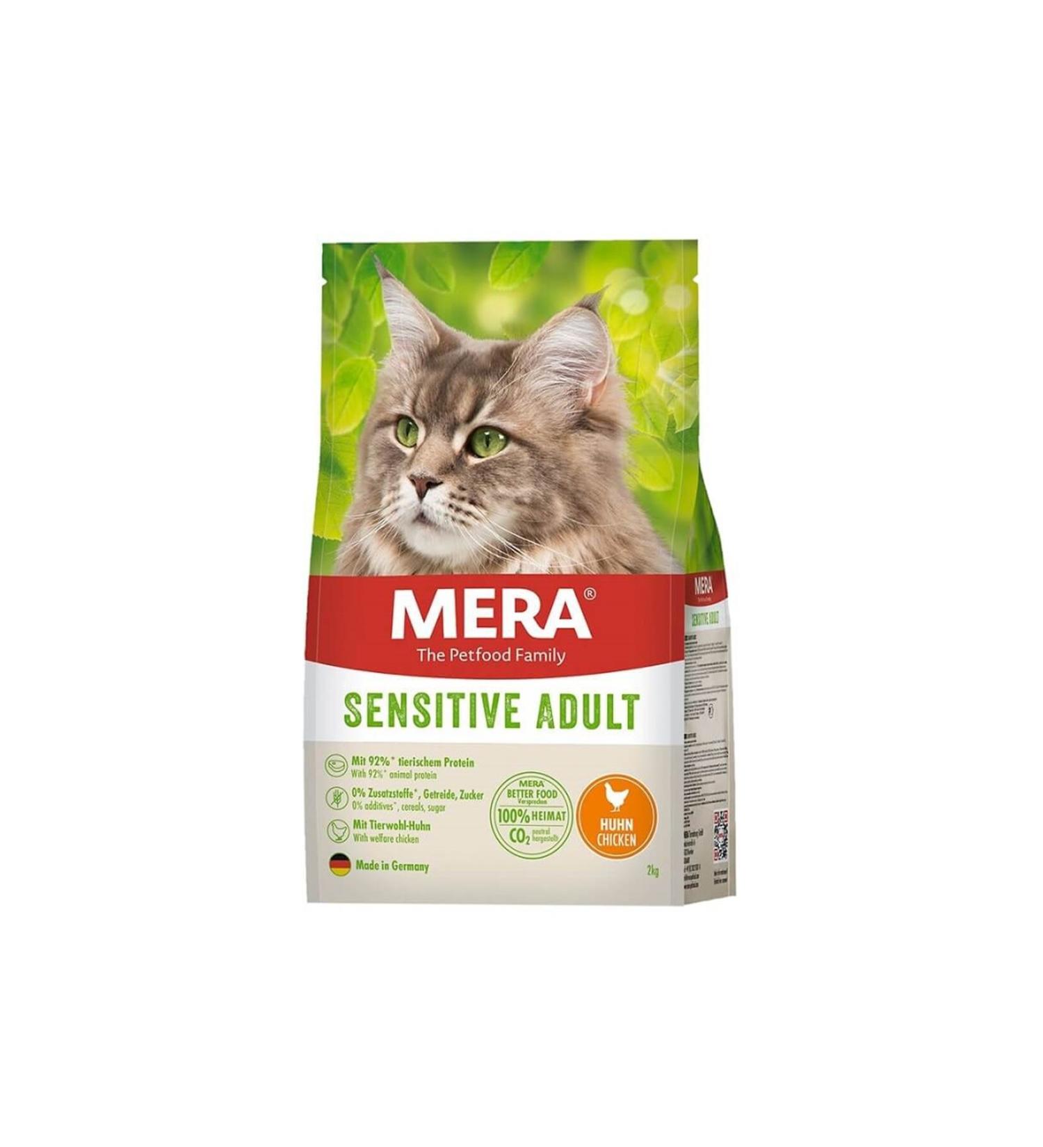 Mera The Petfood Family Mera Sensitive Adult Adult Cat Food with Chicken for Sensitive Cats 10 Kg